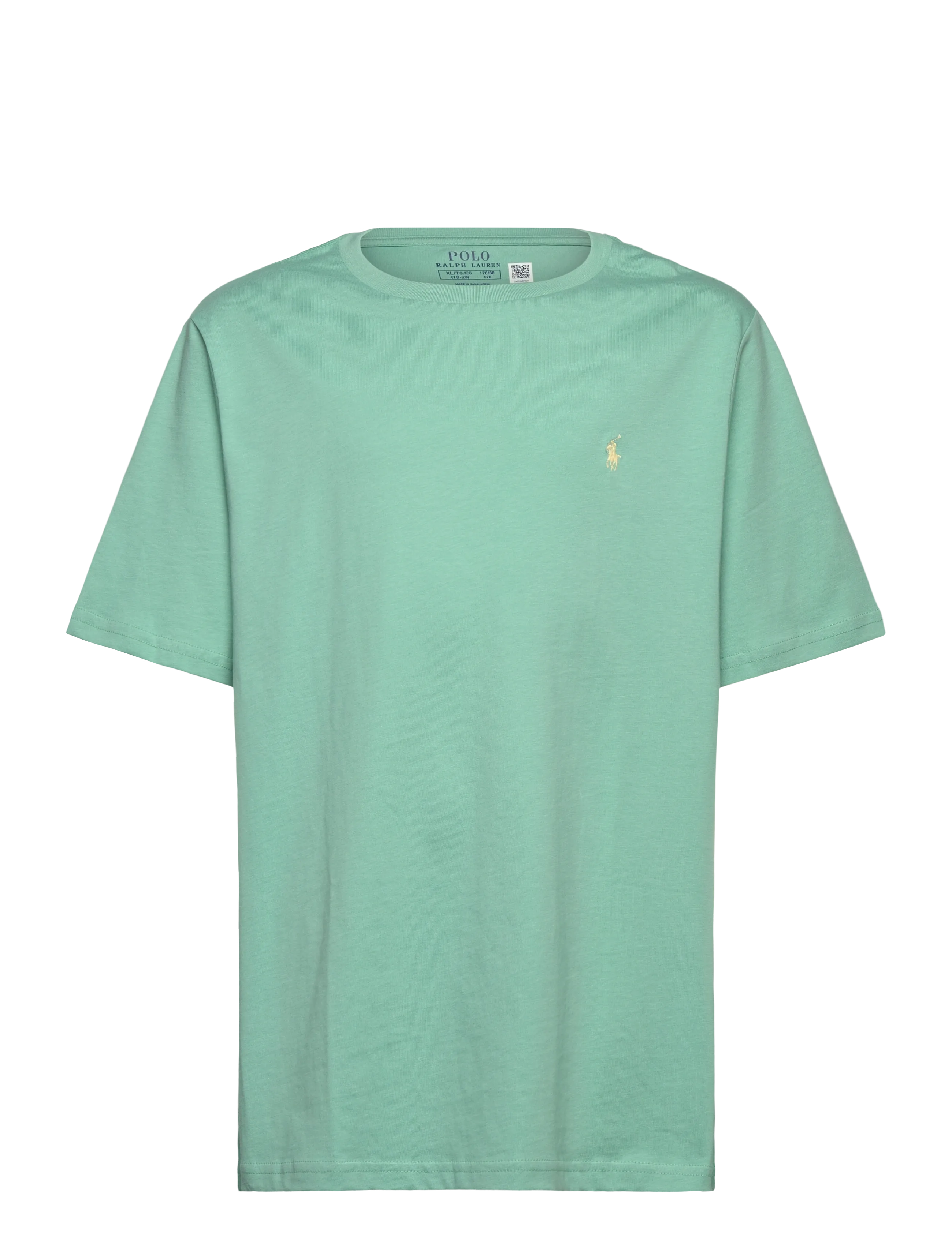 Ralph Lauren Kids Cotton Jersey Crewneck Tee - Toppar & T-shirts - CELADON/C1168 / green