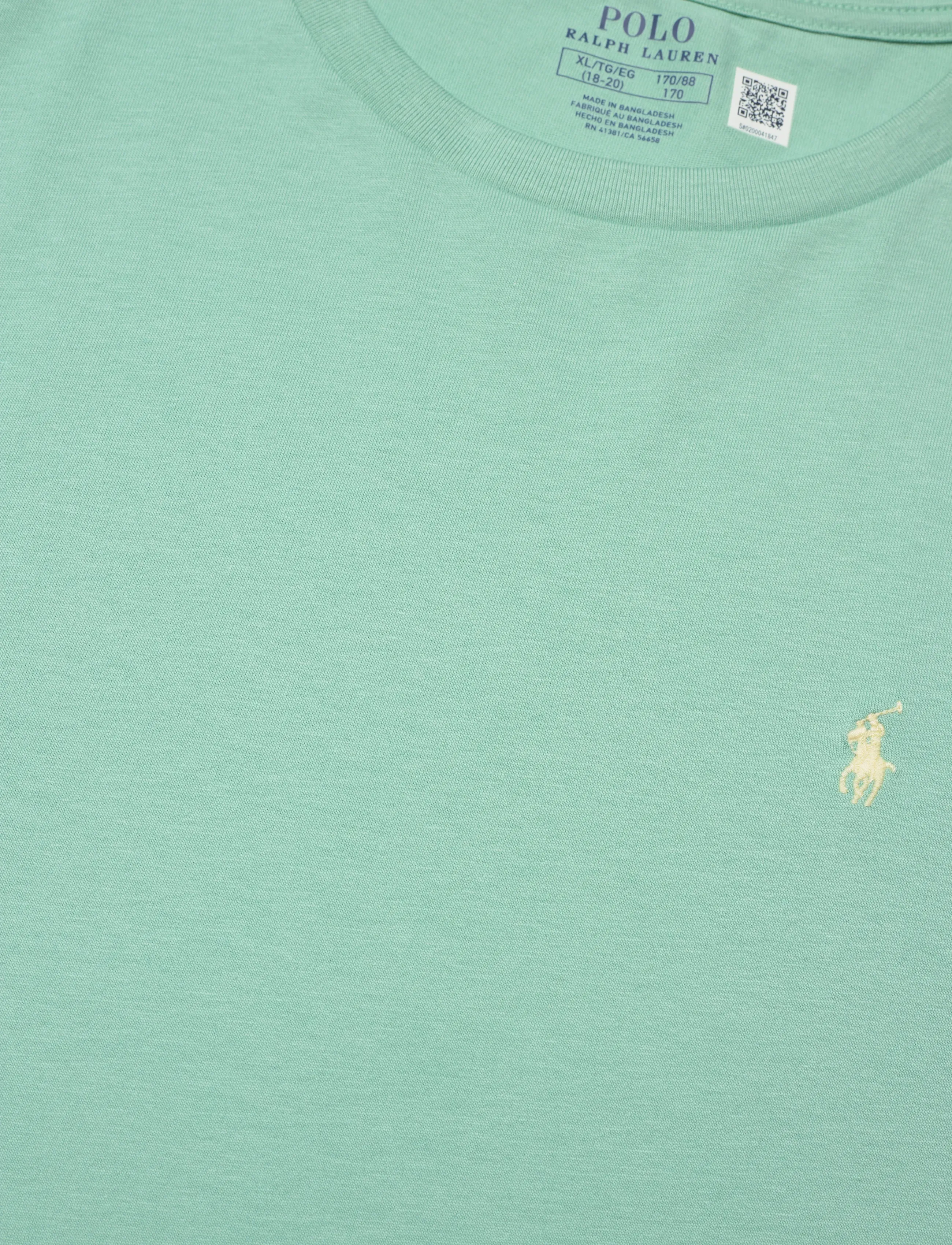 Ralph Lauren Kids - Cotton Jersey Crewneck Tee - marškinėliai trumpomis rankovėmis - celadon/c1168 - 2