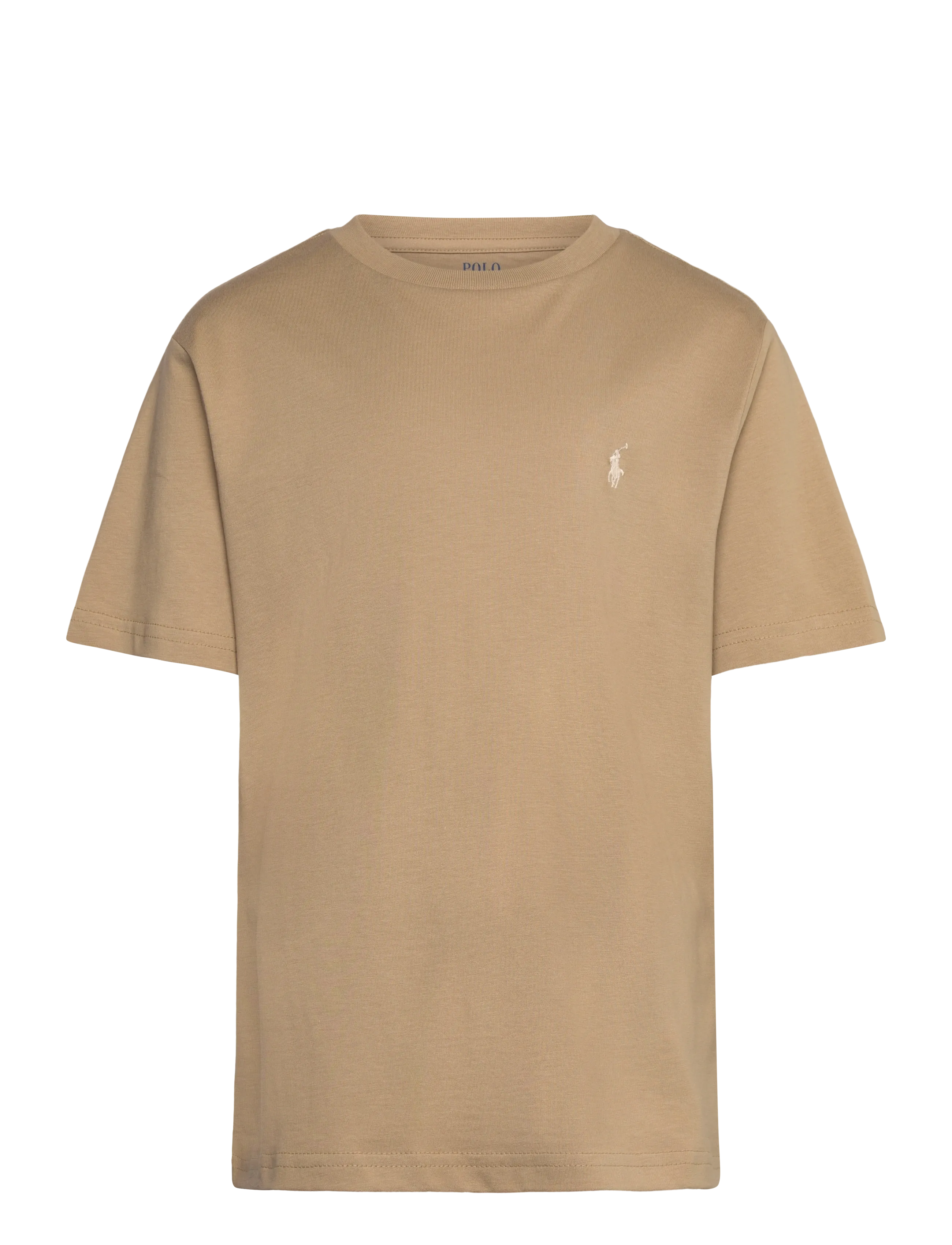 Ralph Lauren Kids 26/1 JERSEY-SS CN-TP-TSH - Osta suuruse järgi - CLASSIC KHAKI/C81 / beige