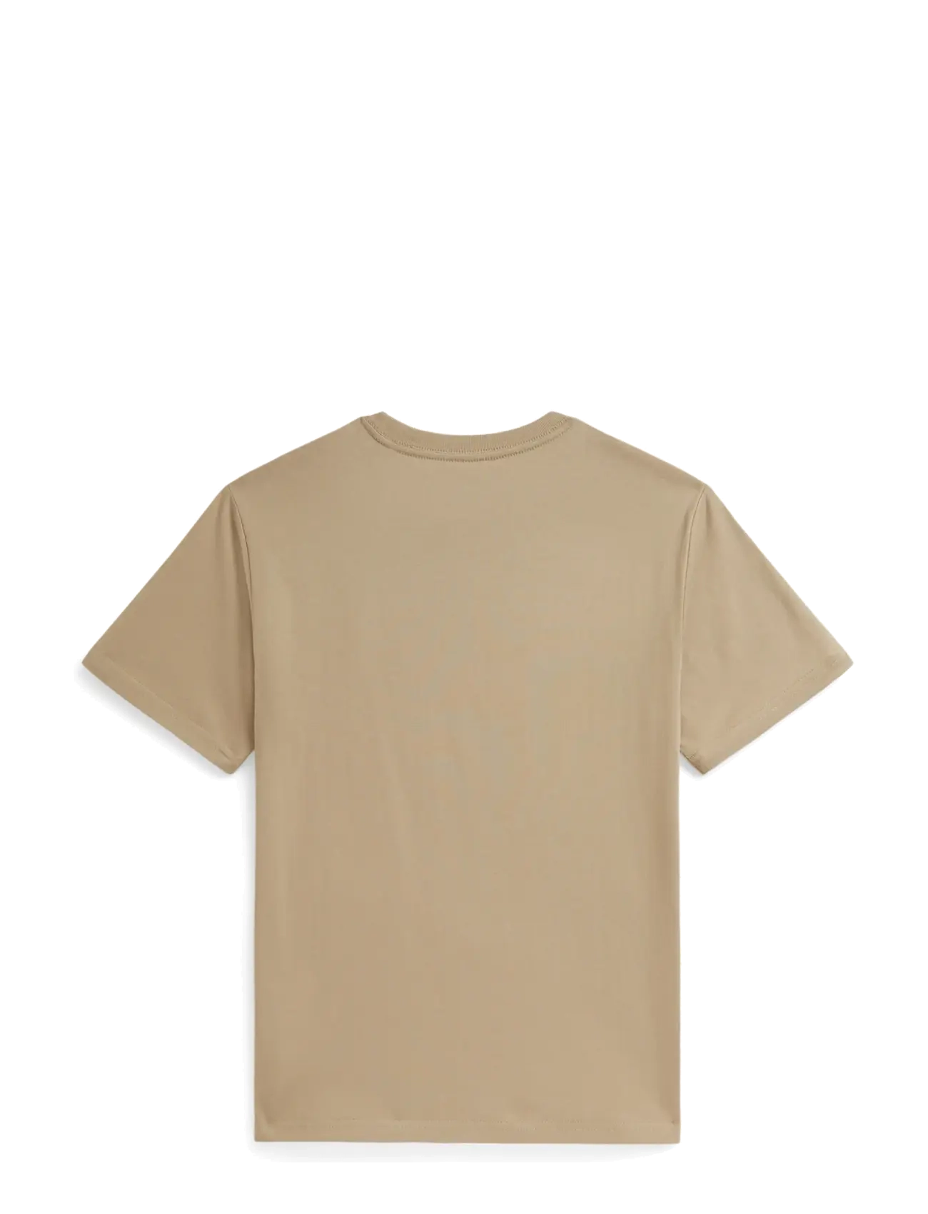 Ralph Lauren Kids - Cotton Jersey Crewneck Tee - kortærmede t-shirts - classic khaki/c81 - 2