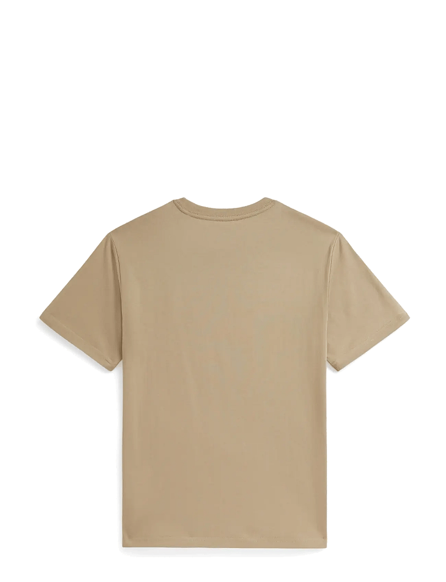 Ralph Lauren Kids - Cotton Jersey Crewneck Tee - short-sleeved t-shirts - classic khaki/c81 - 2
