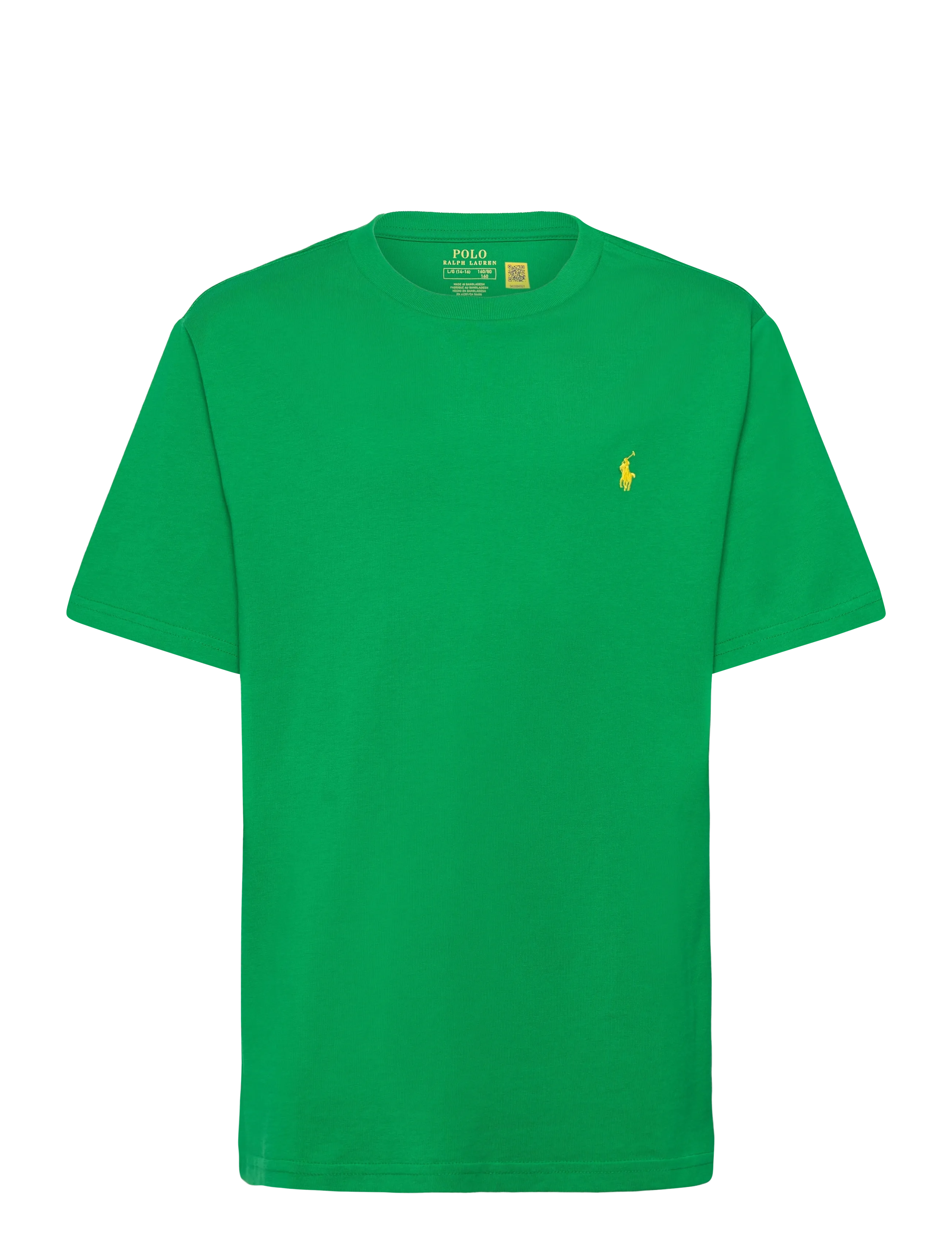 Ralph Lauren Kids Cotton Jersey Crewneck Tee - Toppar & T-shirts - CRUISE GREEN/C127 / green