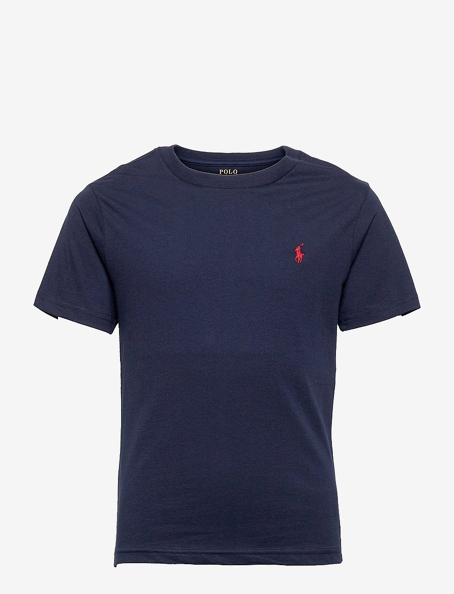 Ralph Lauren Kids - Cotton Jersey Crewneck Tee - kurzärmelige - cruise navy - 0