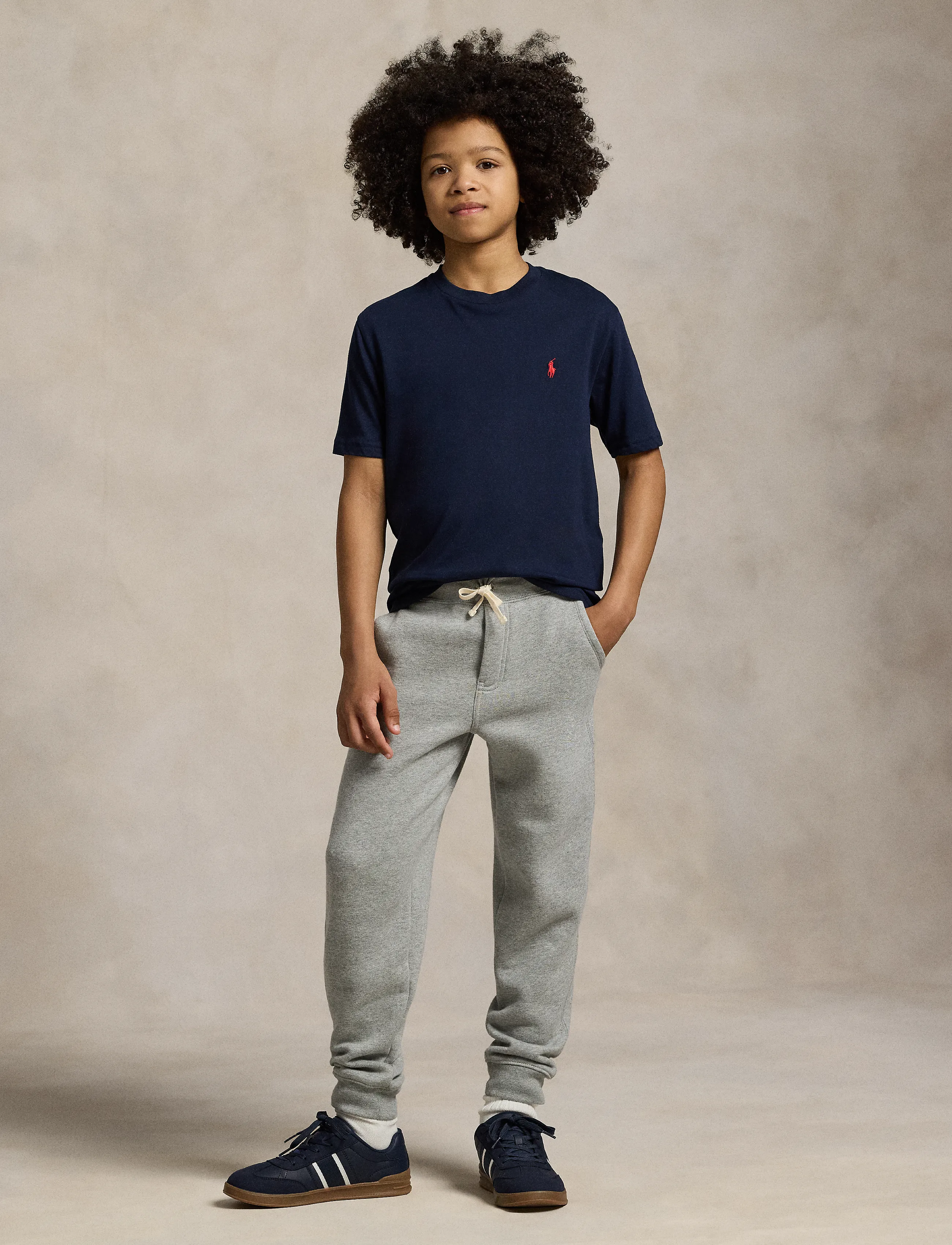 Ralph Lauren Kids - 26/1 JERSEY-SS CN-TP-TSH - short-sleeved t-shirts - cruise navy - 4