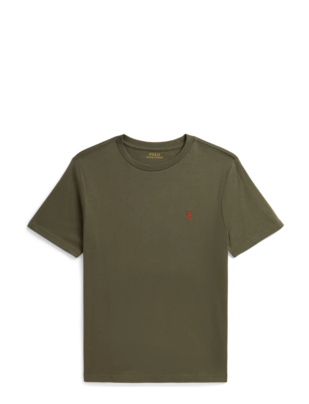 Ralph Lauren Kids Cotton Jersey Crewneck Tee - Shop by size - CRUISE OLIVE/C870 / khaki/green