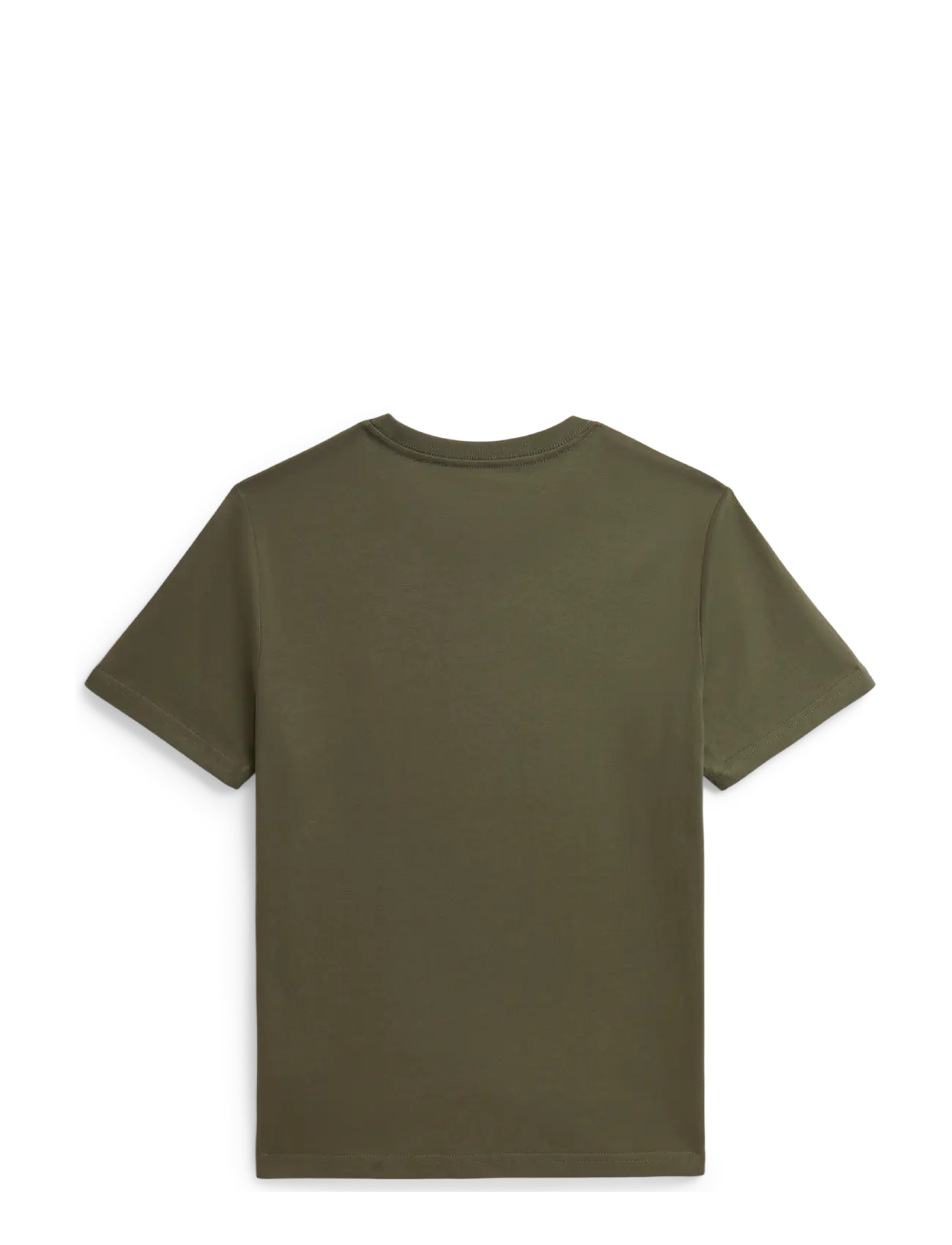 Ralph Lauren Kids - Cotton Jersey Crewneck Tee - short-sleeved t-shirts - cruise olive/c870 - 1