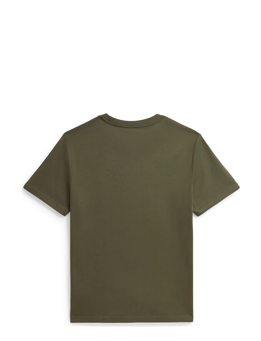 Ralph Lauren Kids - Cotton Jersey Crewneck Tee - kurzärmelige - cruise olive/c870 - 1