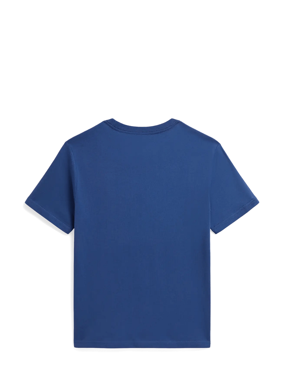 Ralph Lauren Kids - Cotton Jersey Crewneck Tee - kurzärmelige - dusty azure/c1268 - 1