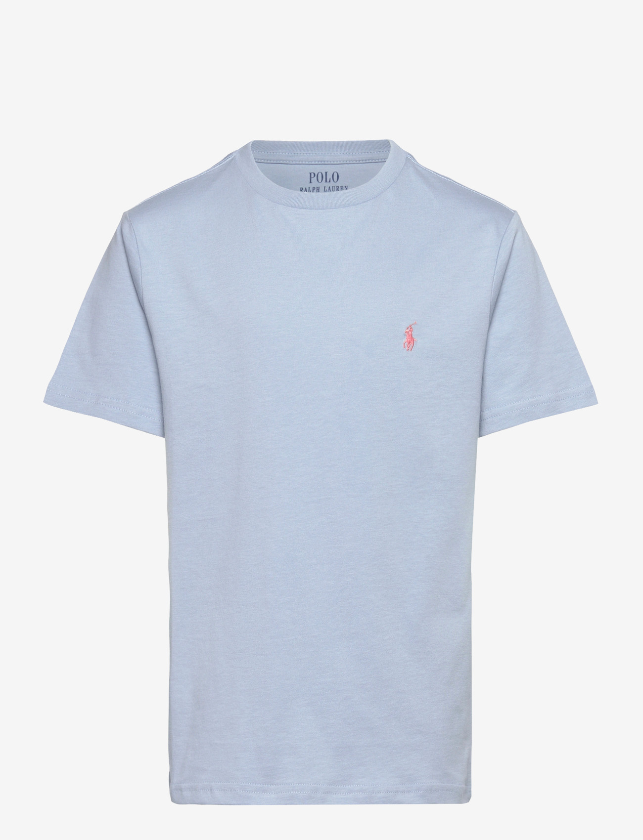 Ralph Lauren Kids - Cotton Jersey Crewneck Tee - kortærmede t-shirts - estate blue/c2329 - 0