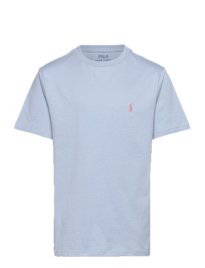 Cotton Jersey Crewneck Tee - KortæRmede
