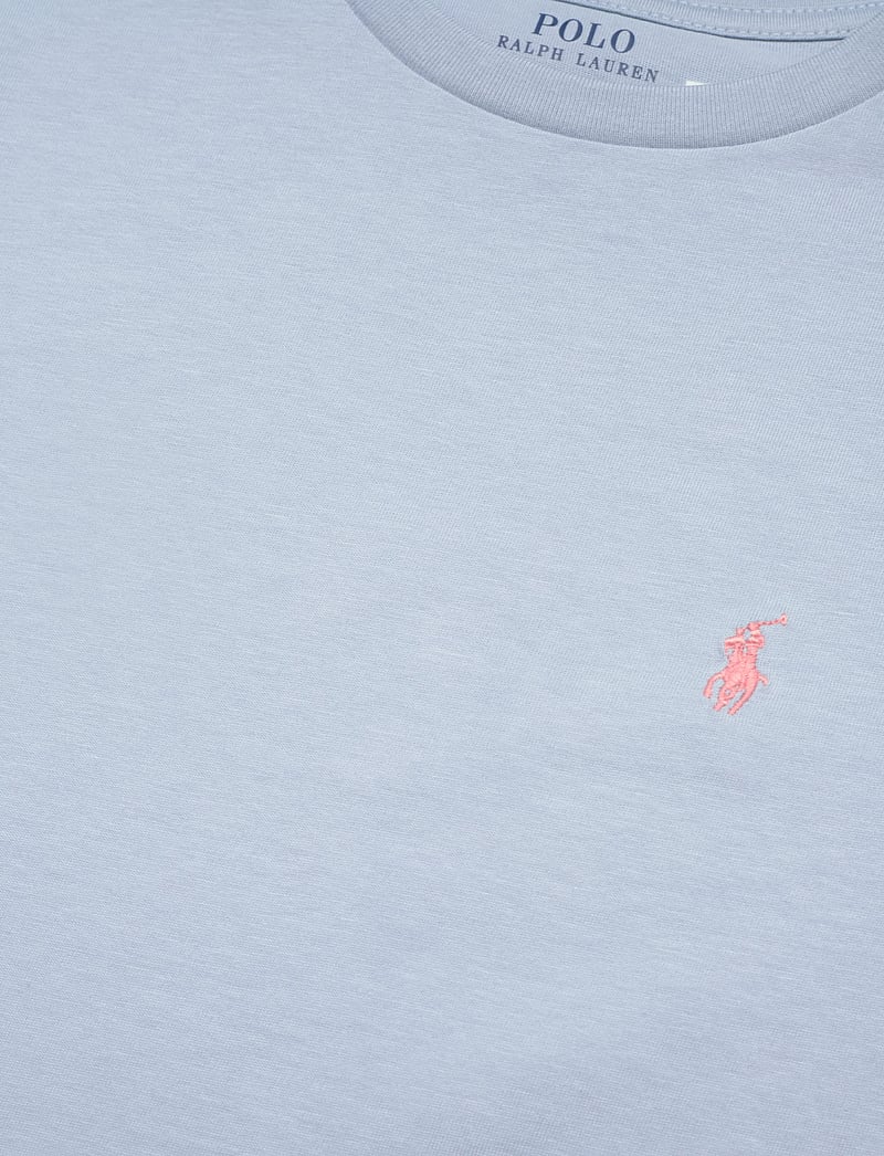Ralph Lauren Kids - Cotton Jersey Crewneck Tee - kortærmede t-shirts - estate blue/c2329 - 2