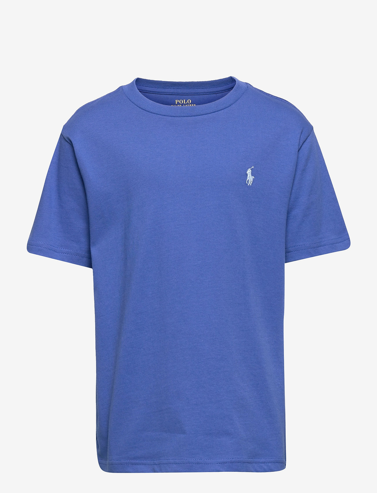 Ralph Lauren Kids - Cotton Jersey Crewneck Tee - marškinėliai trumpomis rankovėmis - liberty blue - 0