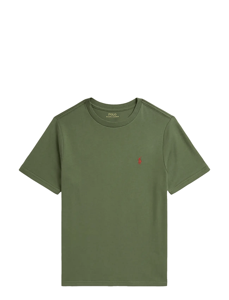 Ralph Lauren Kids - 26/1 JERSEY-SS CN-TP-TSH - krótki rękaw - mint olive/c8702 - 1