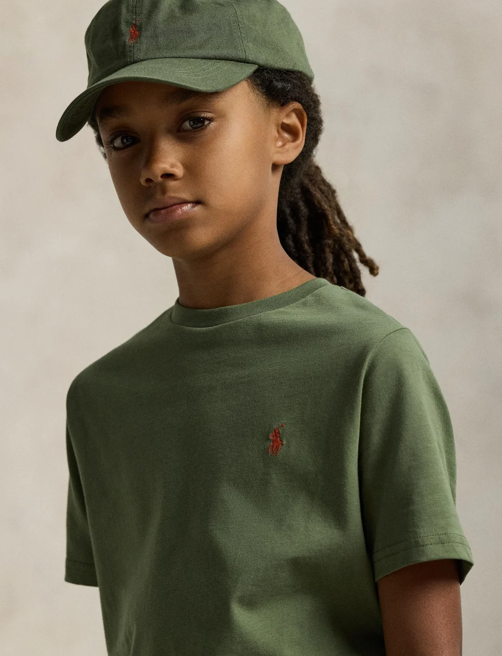 Ralph Lauren Kids - Cotton Jersey Crewneck Tee - kortærmede t-shirts - mint olive/c8702 - 3