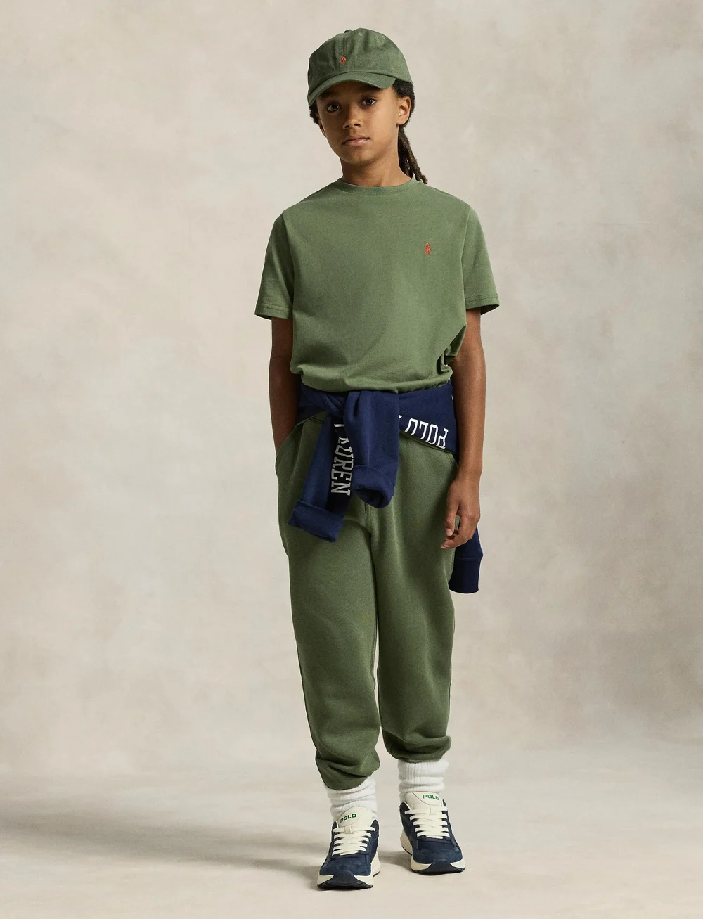 Ralph Lauren Kids - Cotton Jersey Crewneck Tee - kortærmede t-shirts - mint olive/c8702 - 0