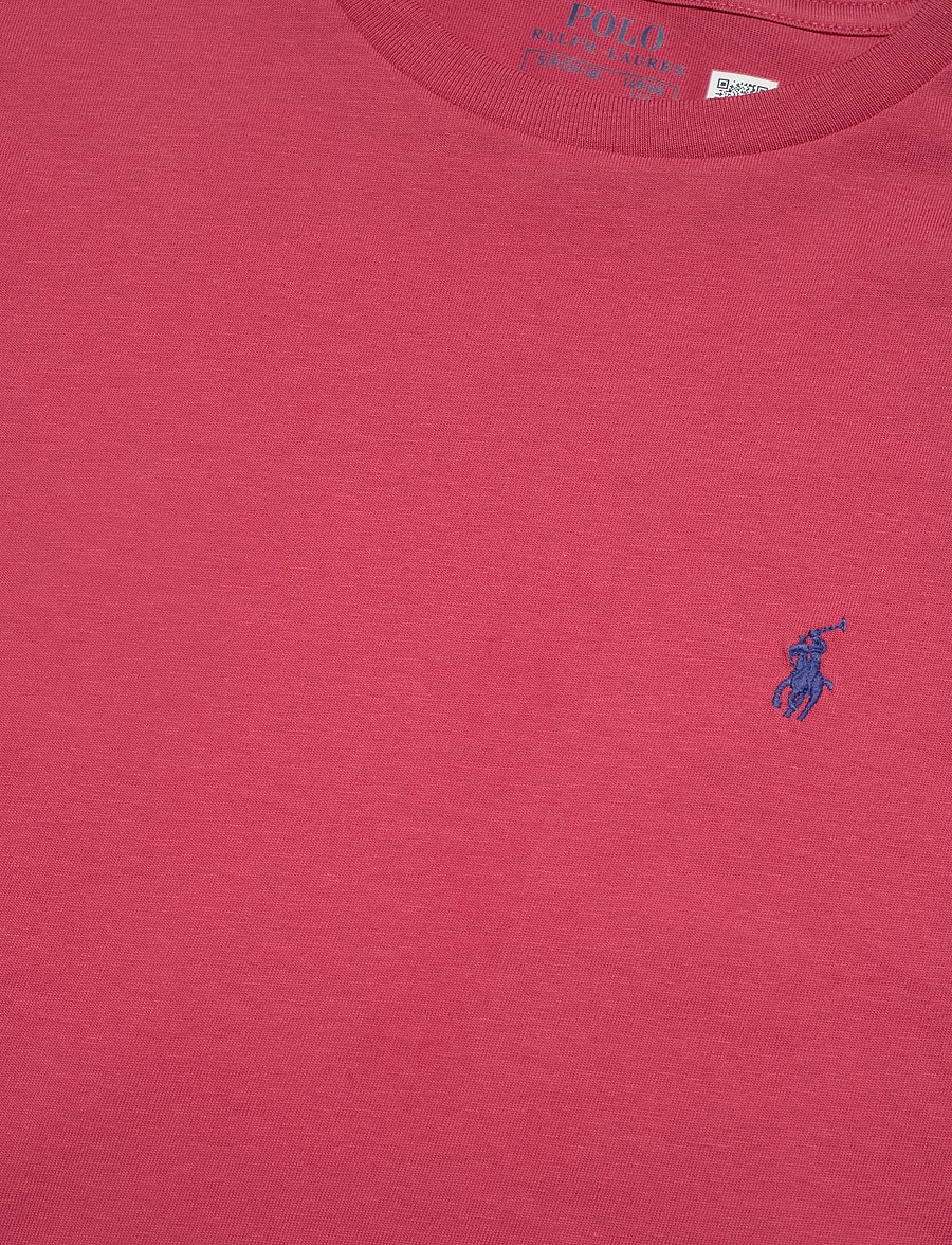 Ralph Lauren Kids - Cotton Jersey Crewneck Tee - kurzärmelige - nantucket red/c73 - 2