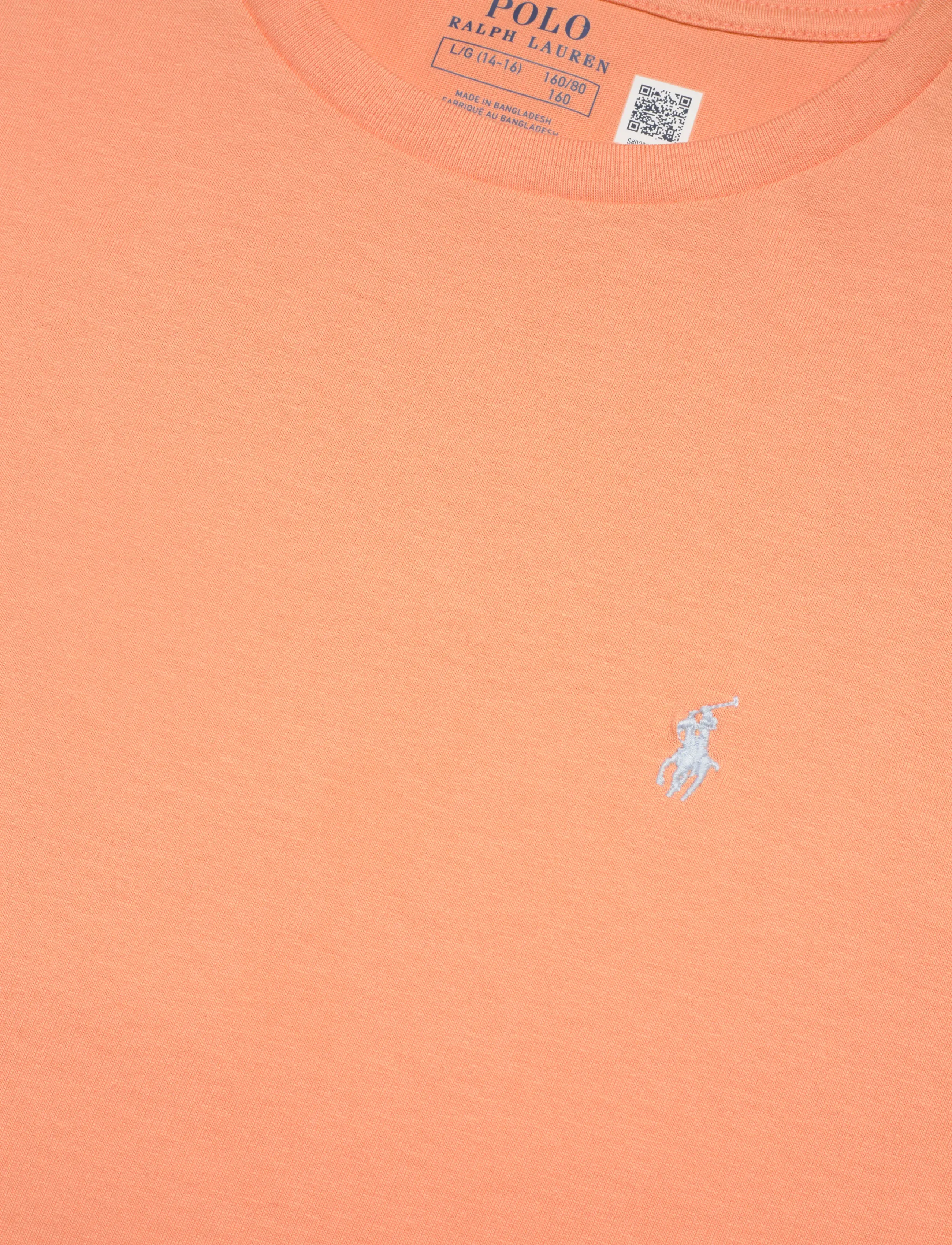 Ralph Lauren Kids - Cotton Jersey Crewneck Tee - kurzärmelige - poppy/c7279 - 2