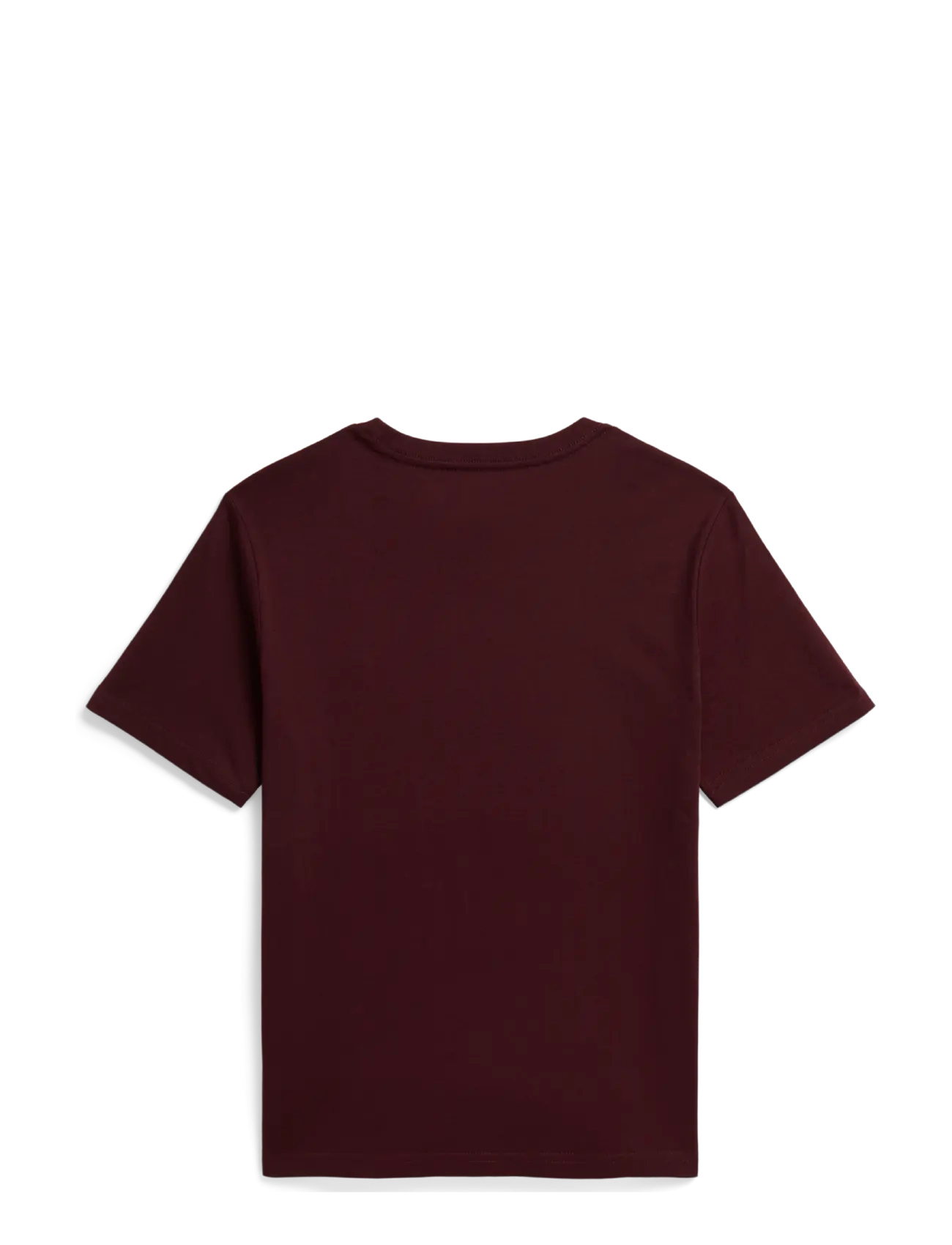 Ralph Lauren Kids - Cotton Jersey Crewneck Tee - short-sleeved t-shirts - rich ruby/c8154 - 1