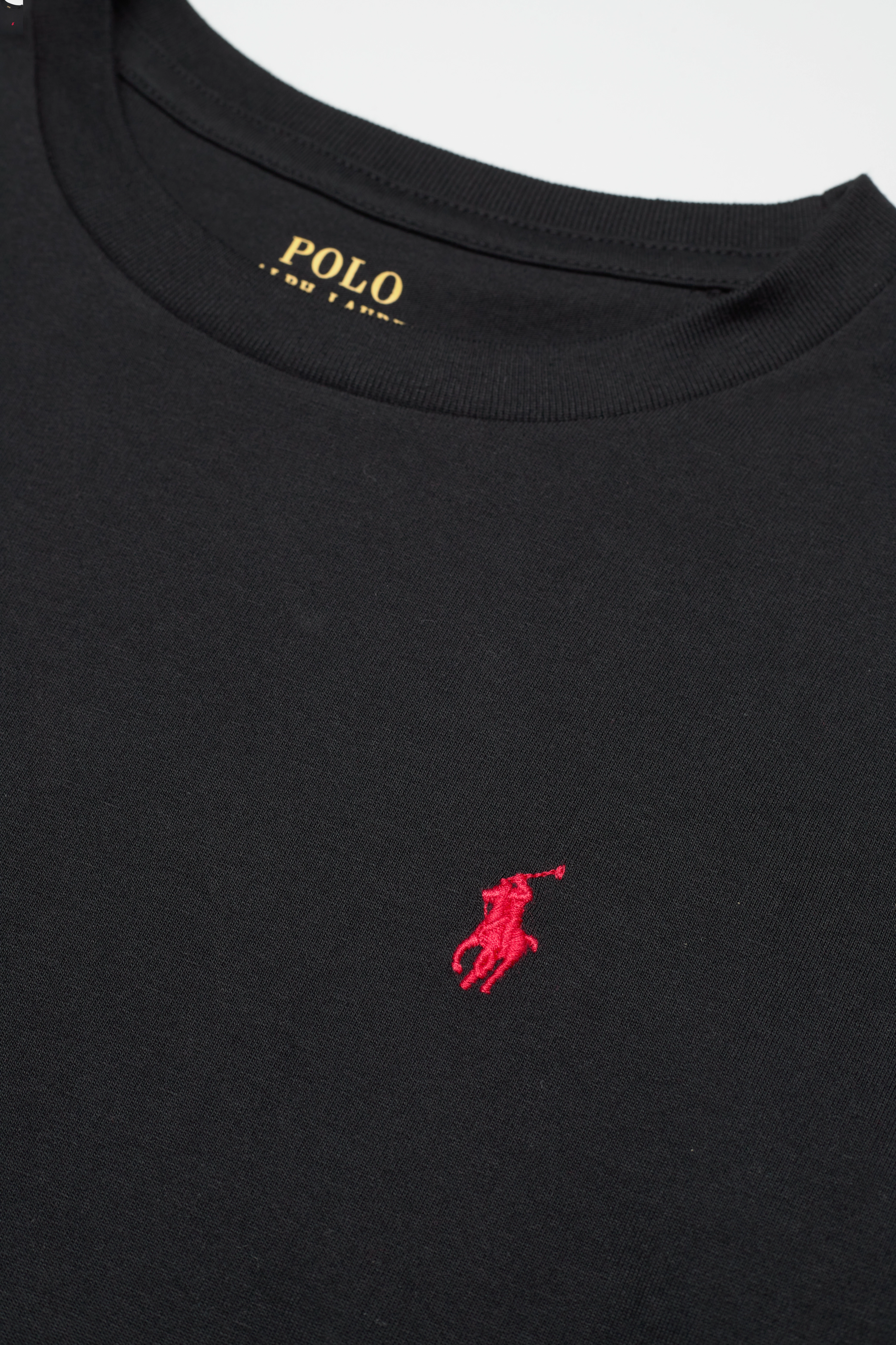 Ralph Lauren Kids - Cotton Jersey Crewneck Tee - kurzärmelige - rl black - 4