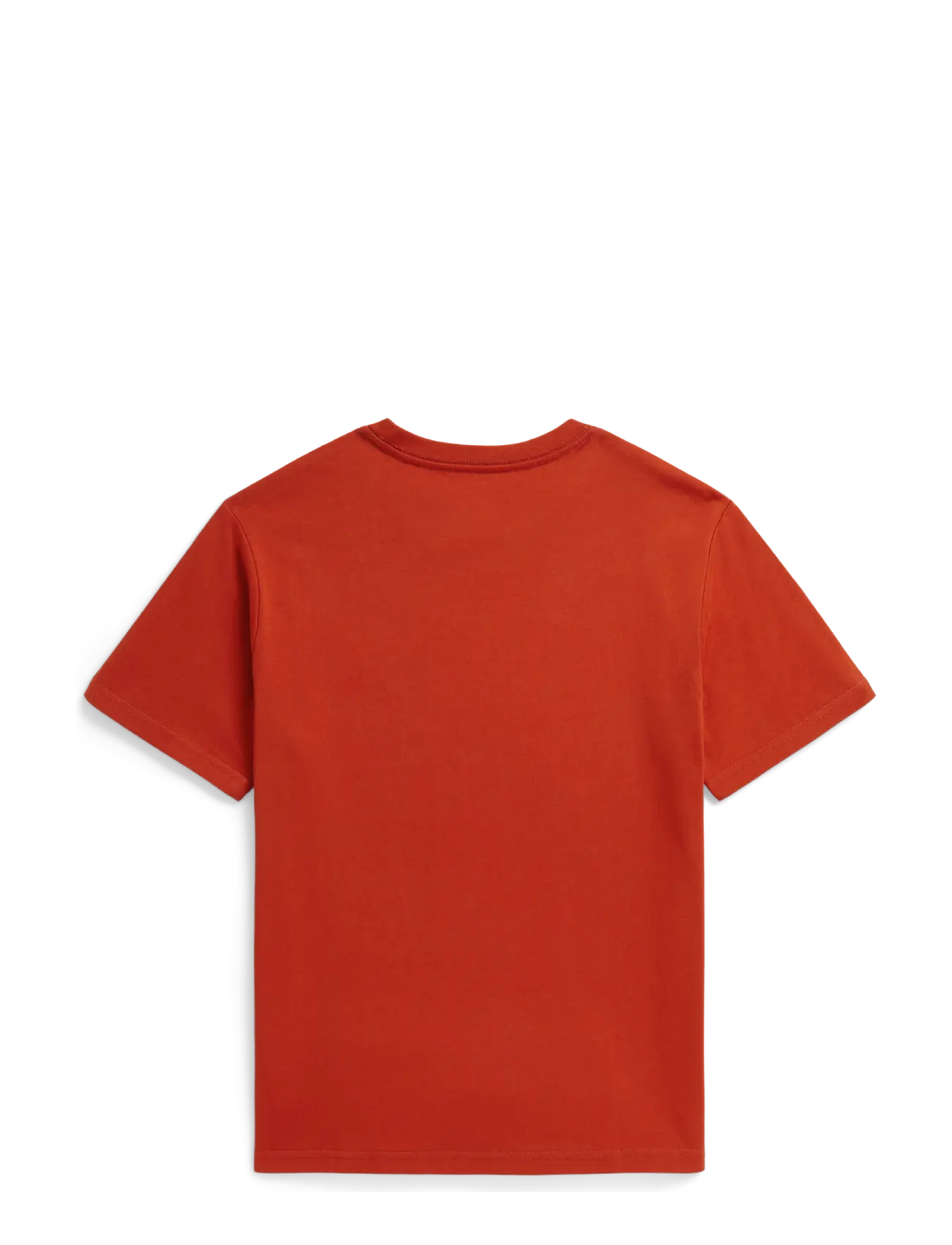 Ralph Lauren Kids - Cotton Jersey Crewneck Tee - short-sleeved t-shirts - varsity orange/c5 - 1