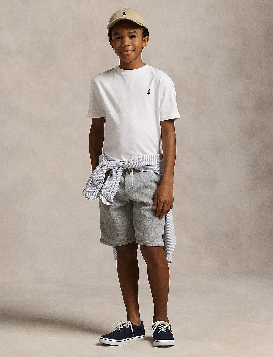 Ralph Lauren Kids - Cotton Jersey Crewneck Tee - kurzärmelige - white - 3