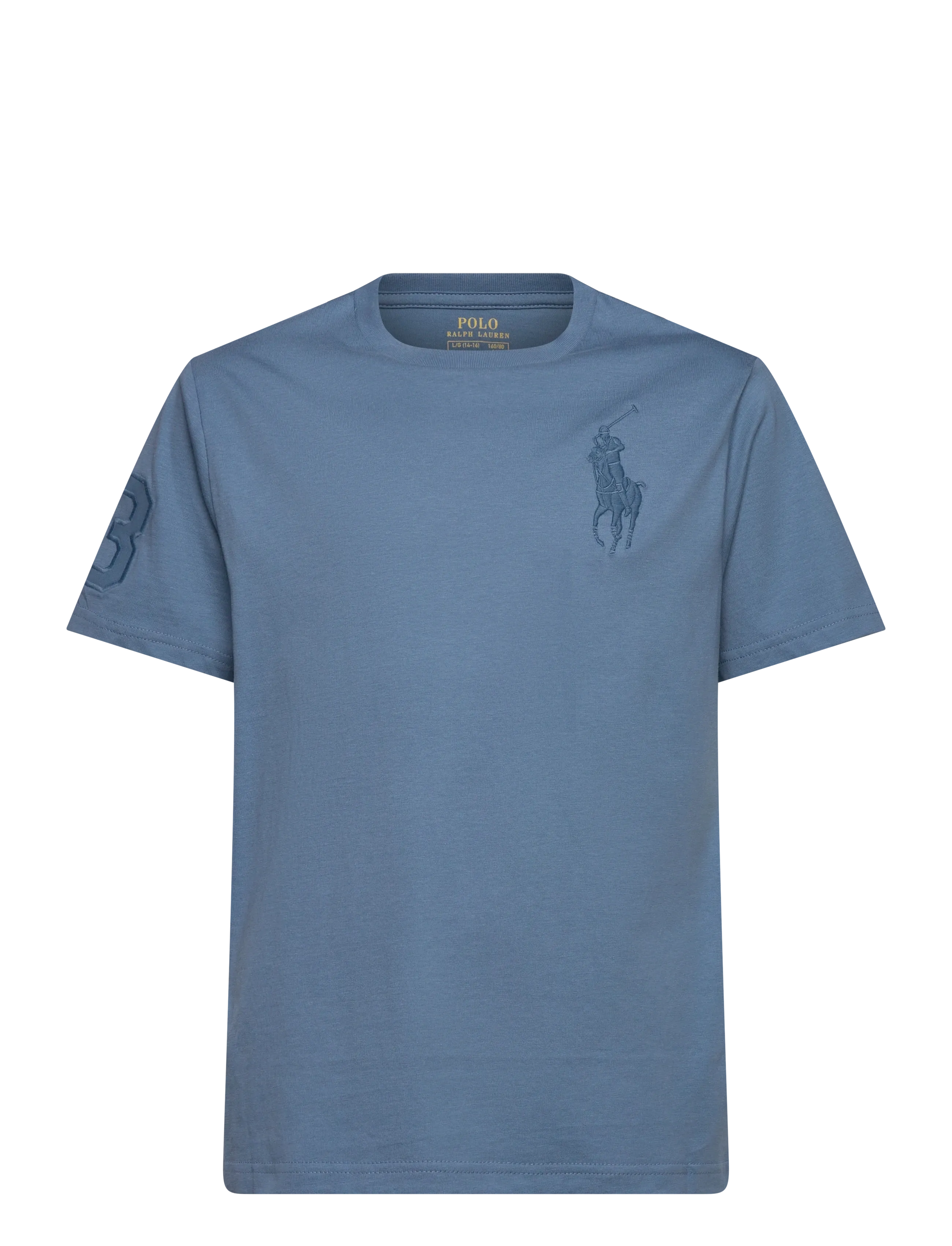 Ralph Lauren Kids 26/1 JERSEY-SS CN-TP-TSH - T-shirts - CAMP BLUE/C7514 / blue