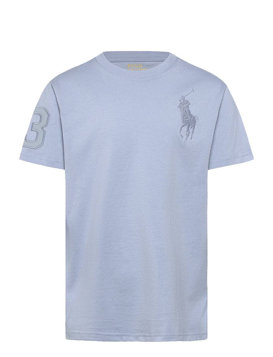 Ralph Lauren Kids - Big Pony Cotton Jersey Tee - kurzärmelige - estate blue/c9849 - 0