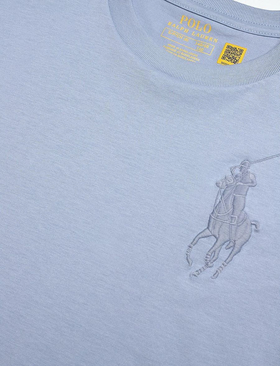 Ralph Lauren Kids - Big Pony Cotton Jersey Tee - kurzärmelige - estate blue/c9849 - 2