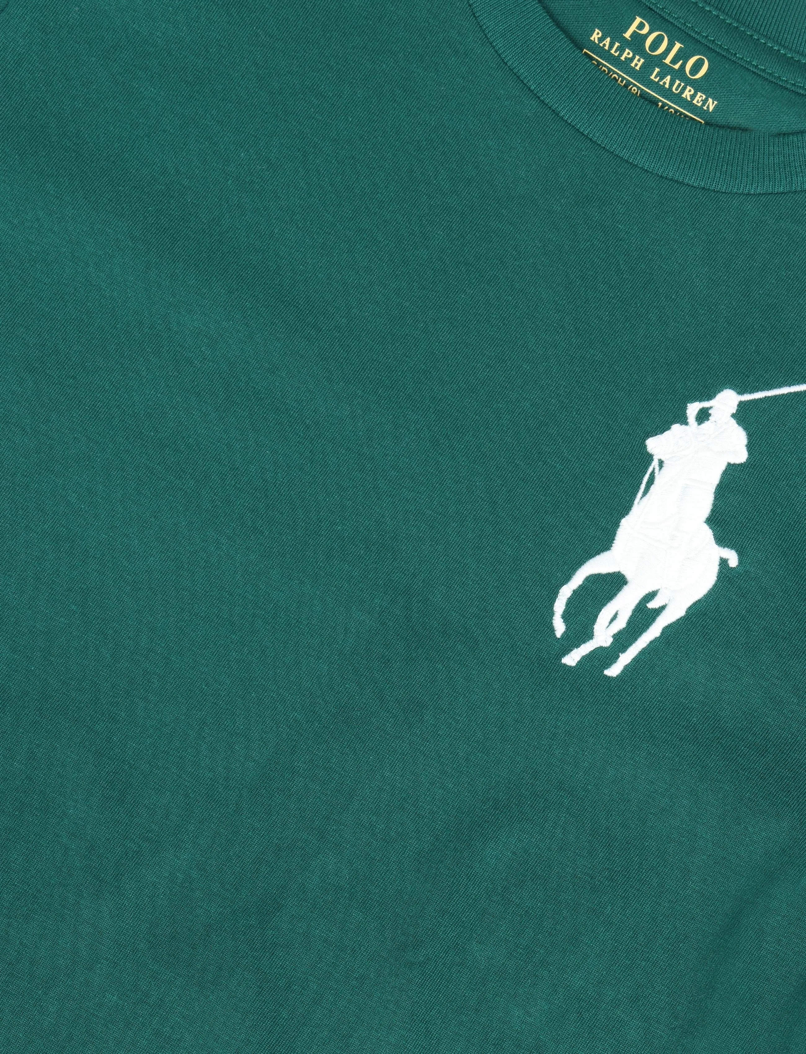 Ralph Lauren Kids - 26/1 JERSEY-SS CN-TP-TSH - lühikeste varrukatega t-särgid - hunter green/c815 - 2
