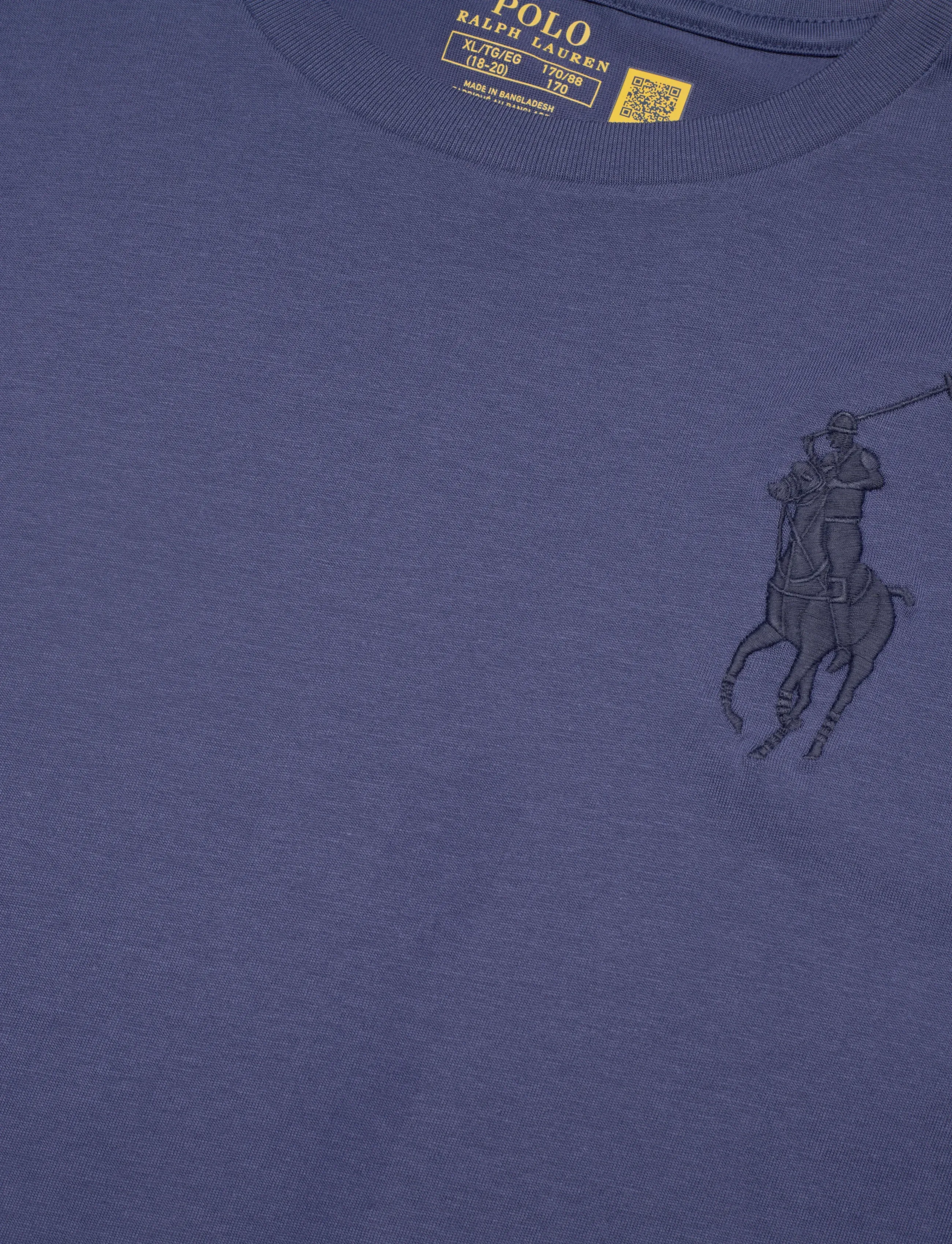 Ralph Lauren Kids - 26/1 JERSEY-SS CN-TP-TSH - kortærmede t-shirts - light navy/c5935 - 2