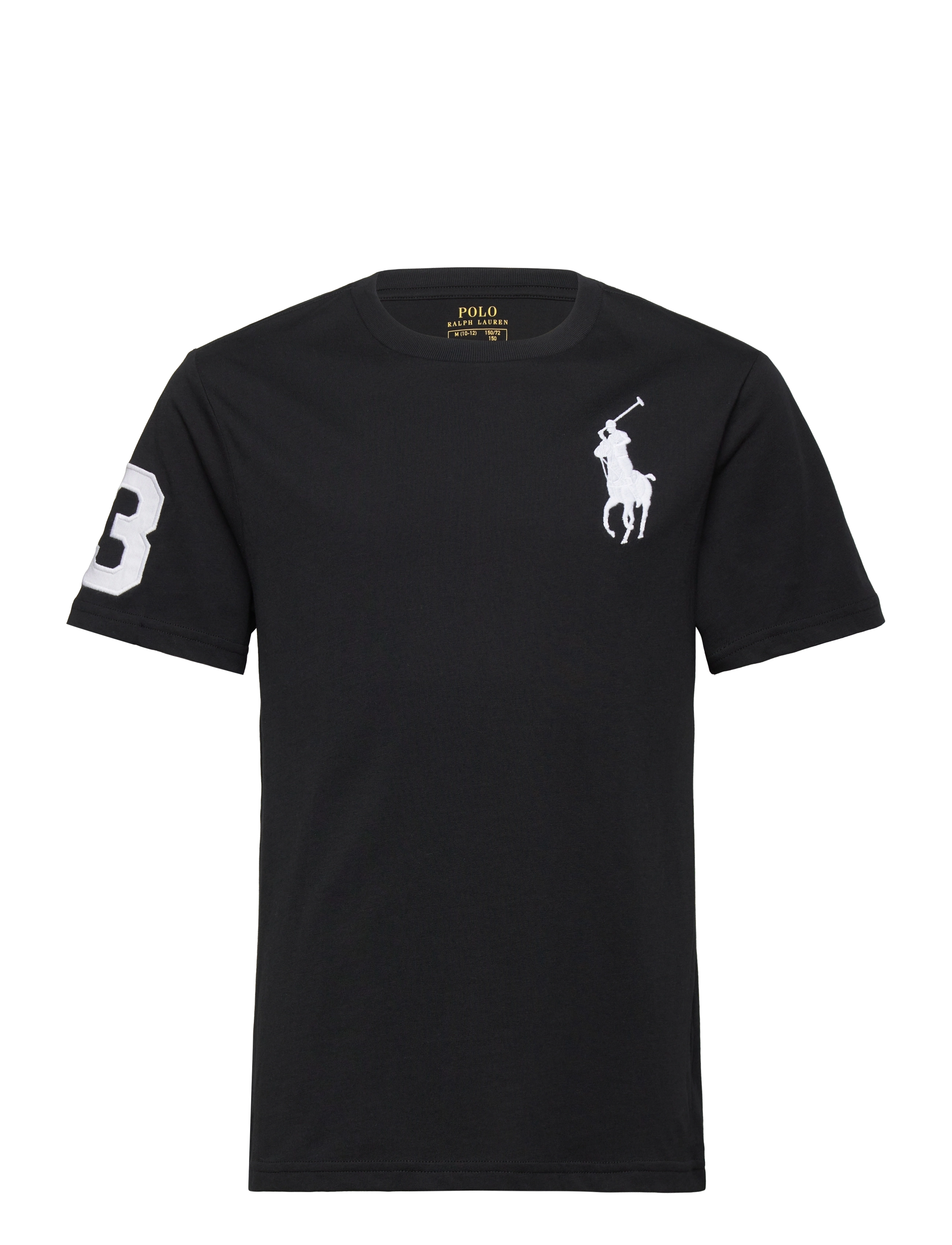 Ralph Lauren Kids 26/1 JERSEY-SS CN-TP-TSH - Clothing - POLO BLACK/C1730 / black