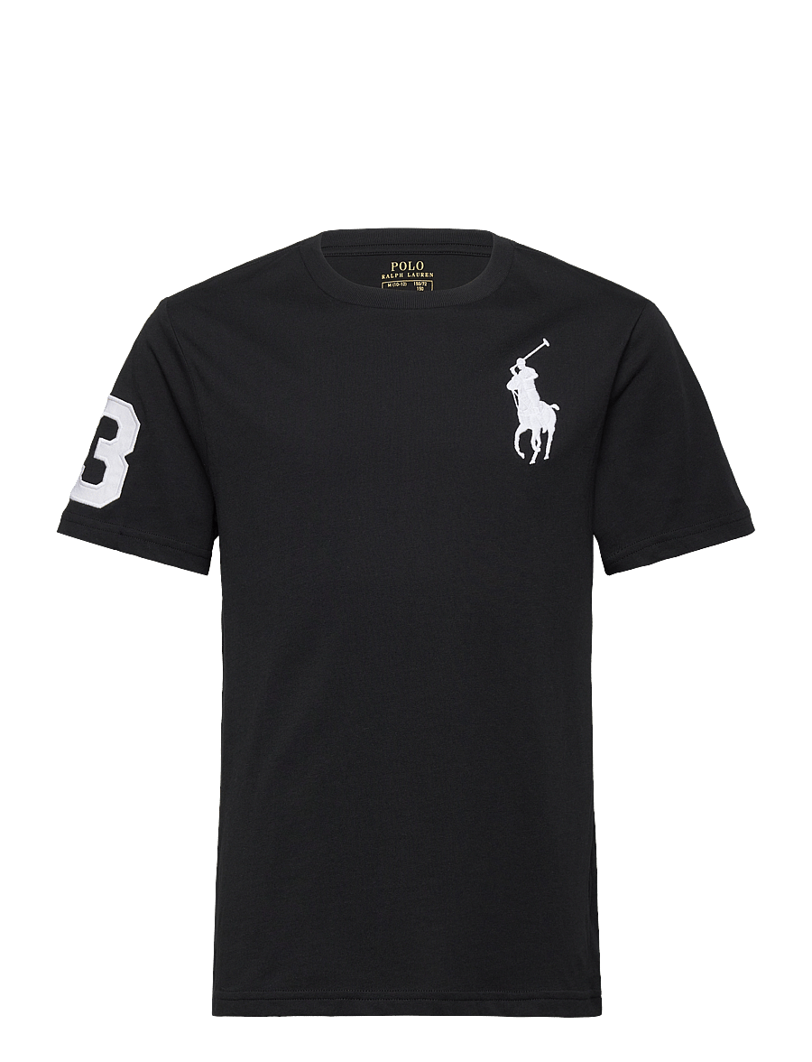 Ralph Lauren Kids - Big Pony Cotton Jersey Tee - kurzärmelige - polo black/c1730 - 1
