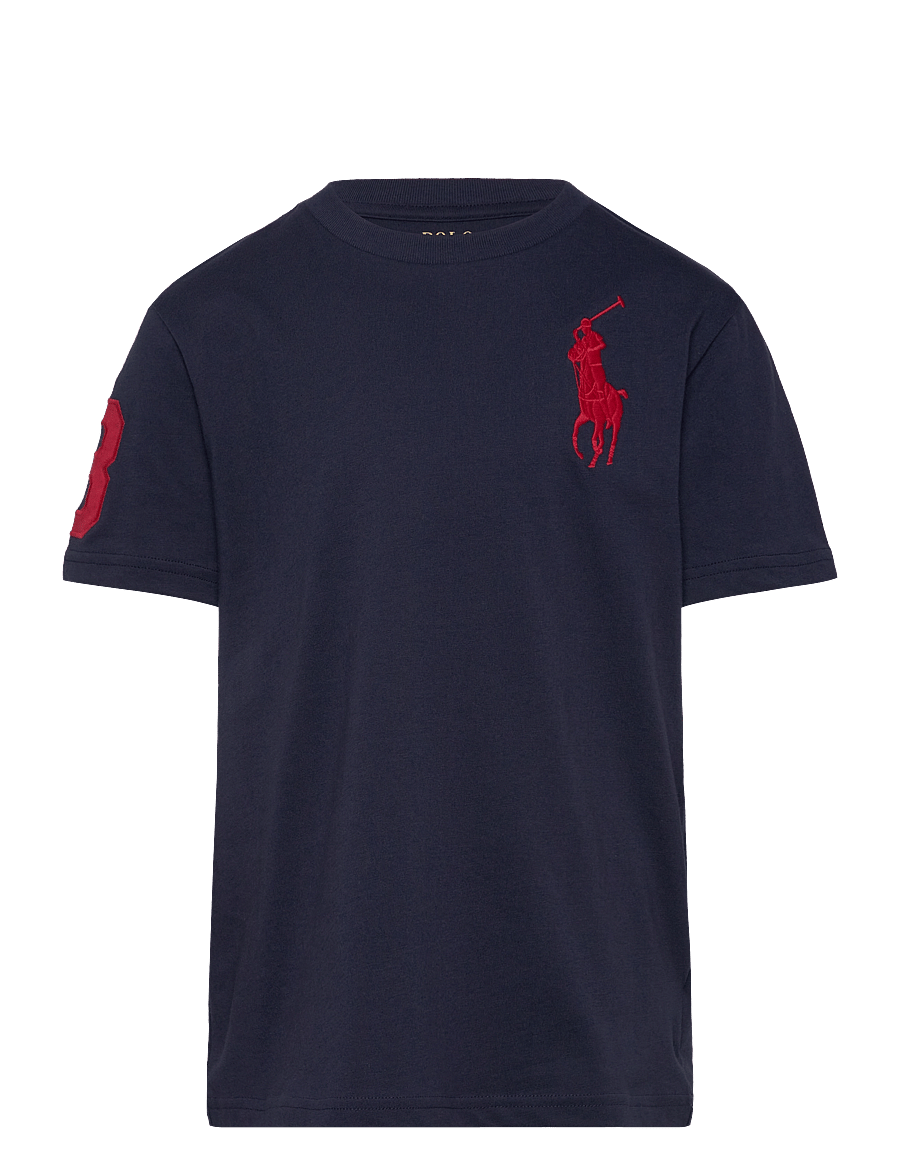 Ralph Lauren Kids - Big Pony Cotton Jersey Tee - kurzärmelige - refined navy/c387 - 1