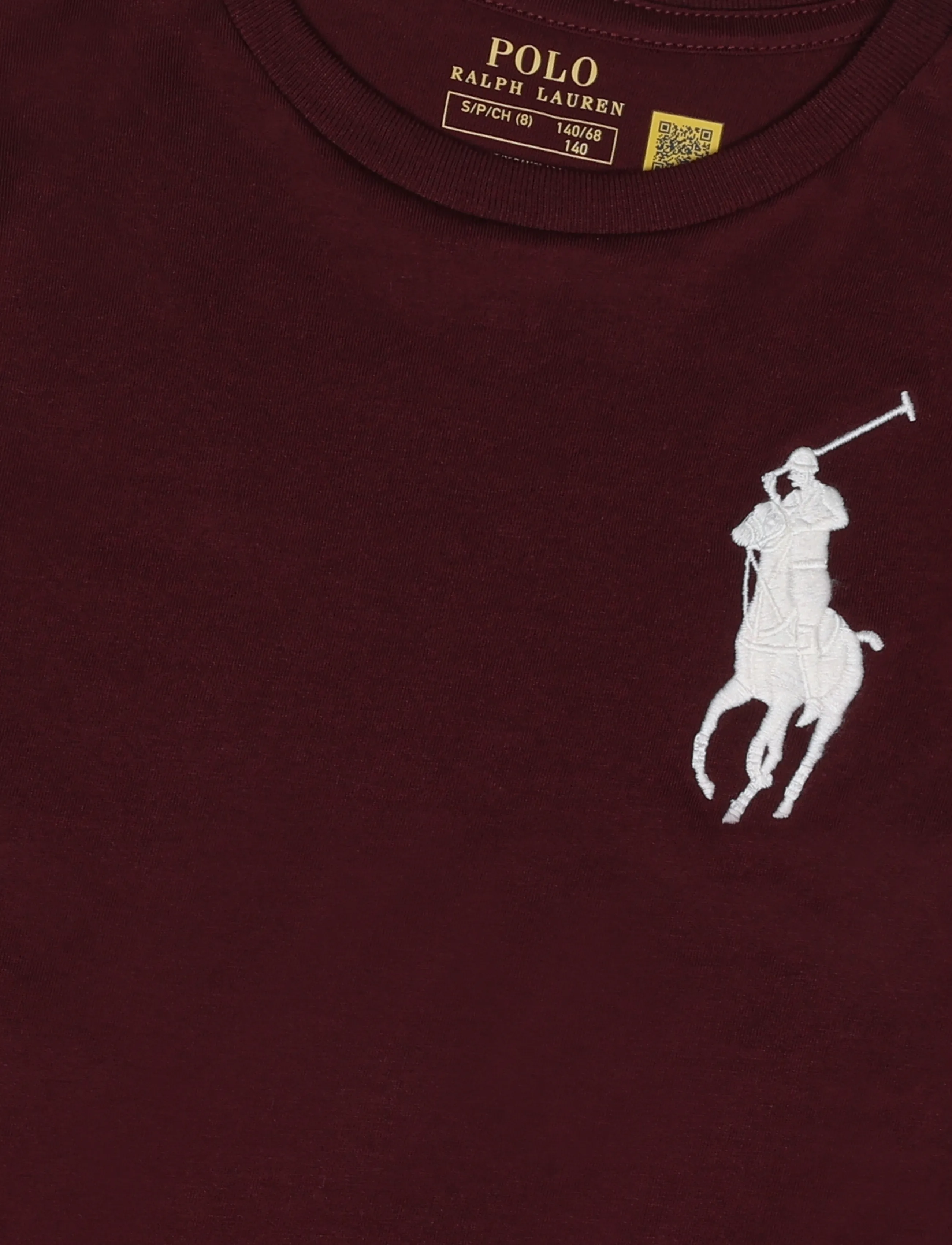 Ralph Lauren Kids - 26/1 JERSEY-SS CN-TP-TSH - kurzärmelige - rich ruby/c8154 - 2