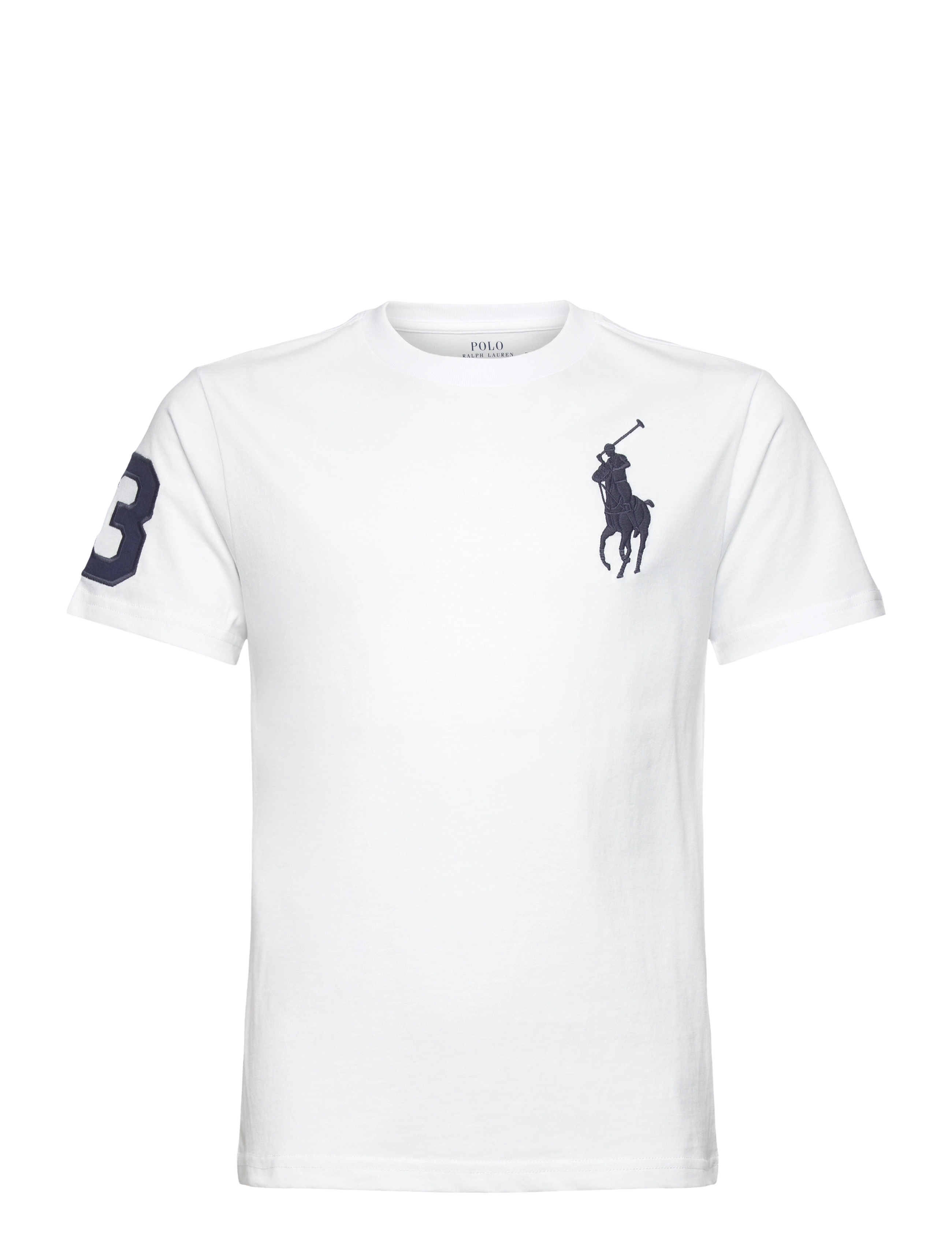 Ralph Lauren Kids 26/1 JERSEY-SS CN-TP-TSH - Alussärgid - WHITE/C7996 / white