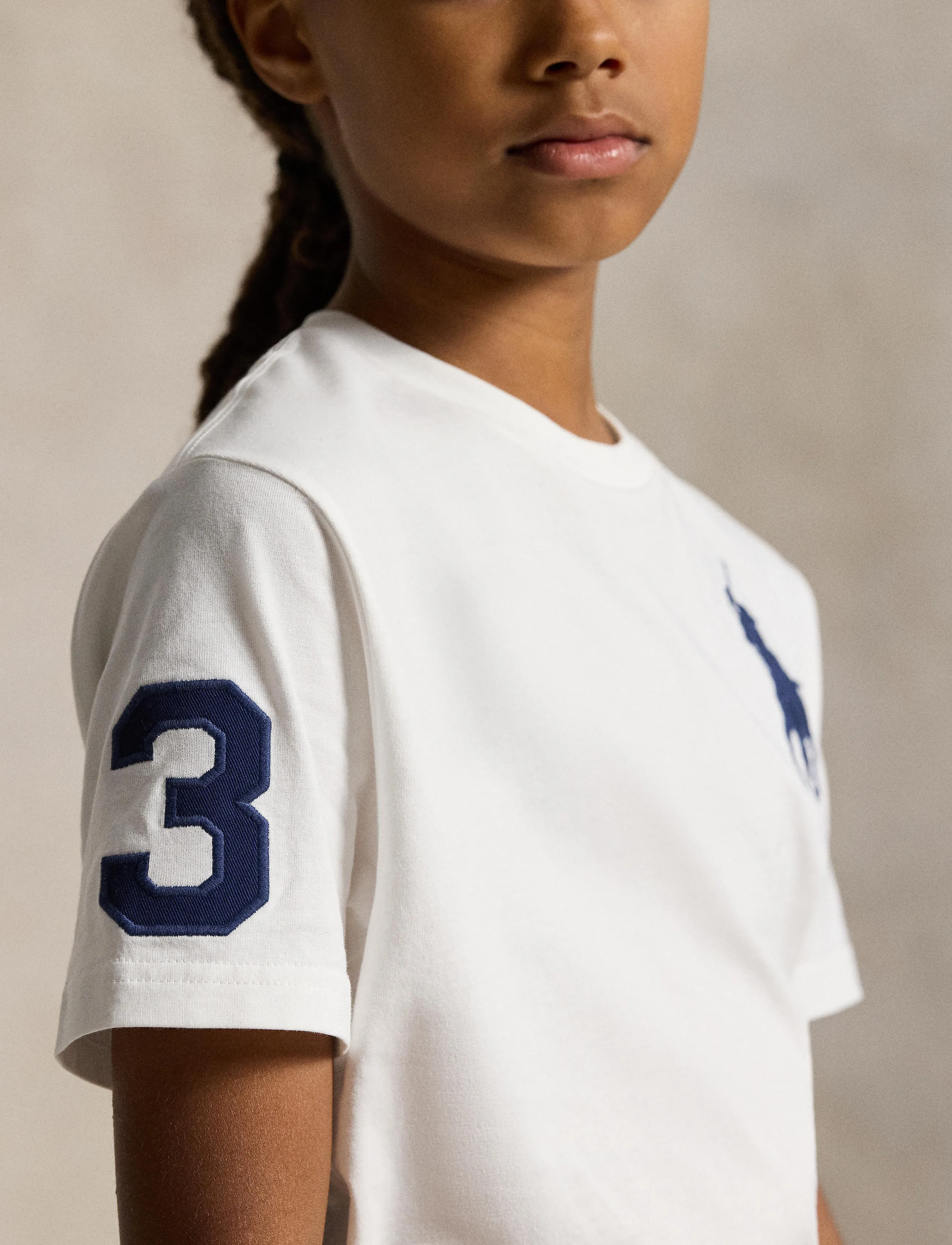 Ralph Lauren Kids 26/1 JERSEY-SS CN-TP-TSH - Overdeler - WHITE/C7996 / white