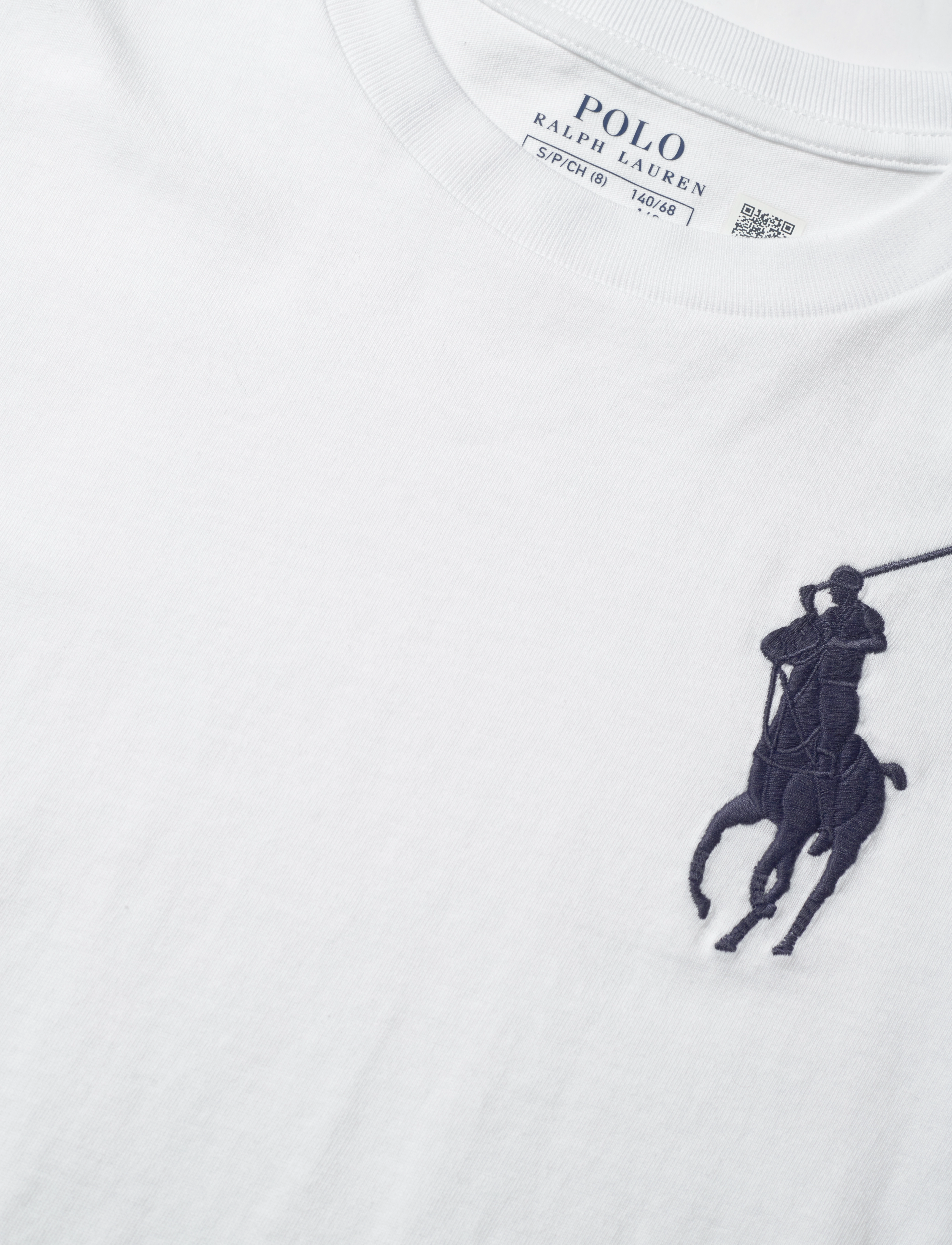 Ralph Lauren Kids - 26/1 JERSEY-SS CN-TP-TSH - kortærmede t-shirts - white/c7996 - 4