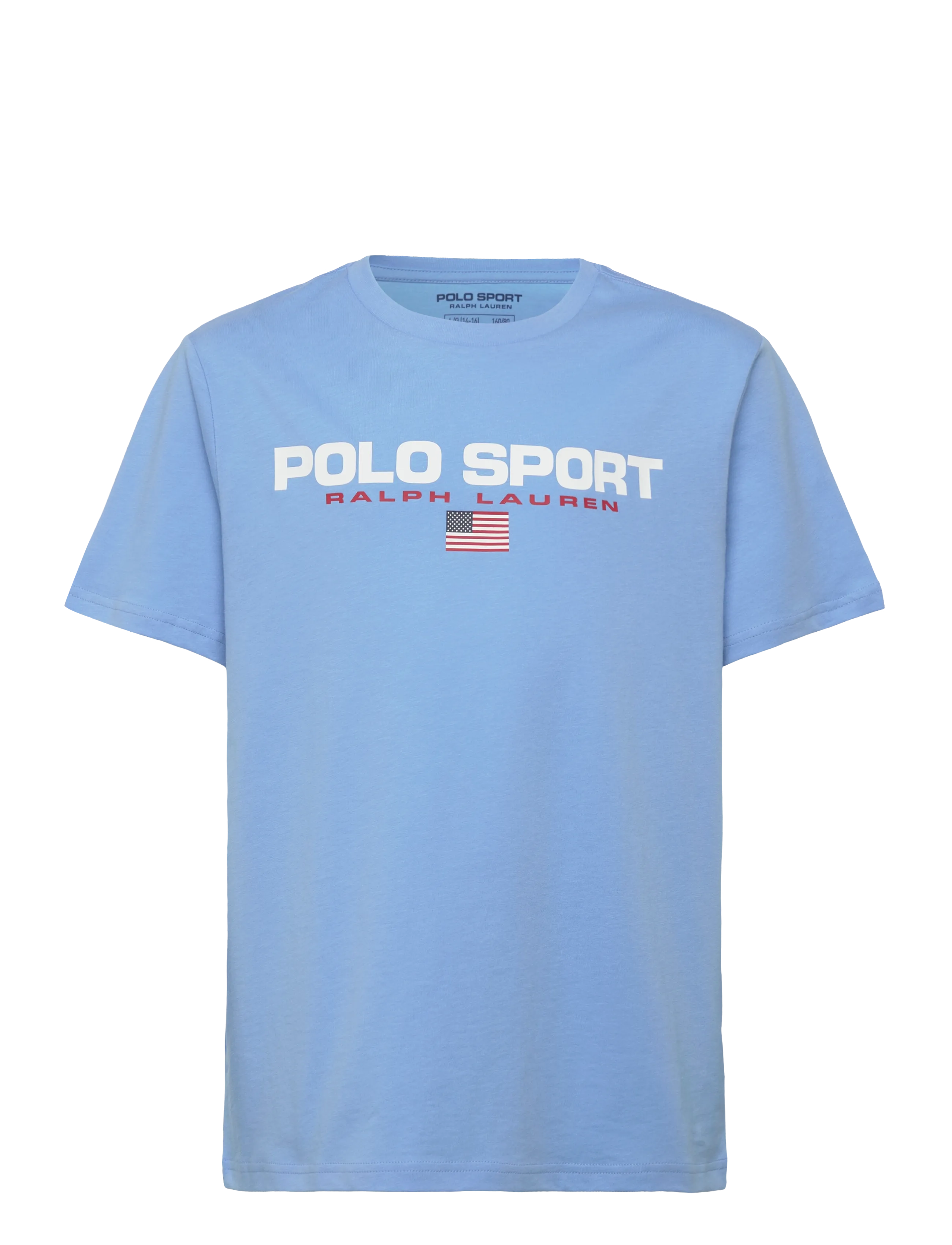 Ralph Lauren Kids 26/1 JERSEY-SS CN-TP-TSH - Kortermede t-skjorter - CHATHAM BLUE / white