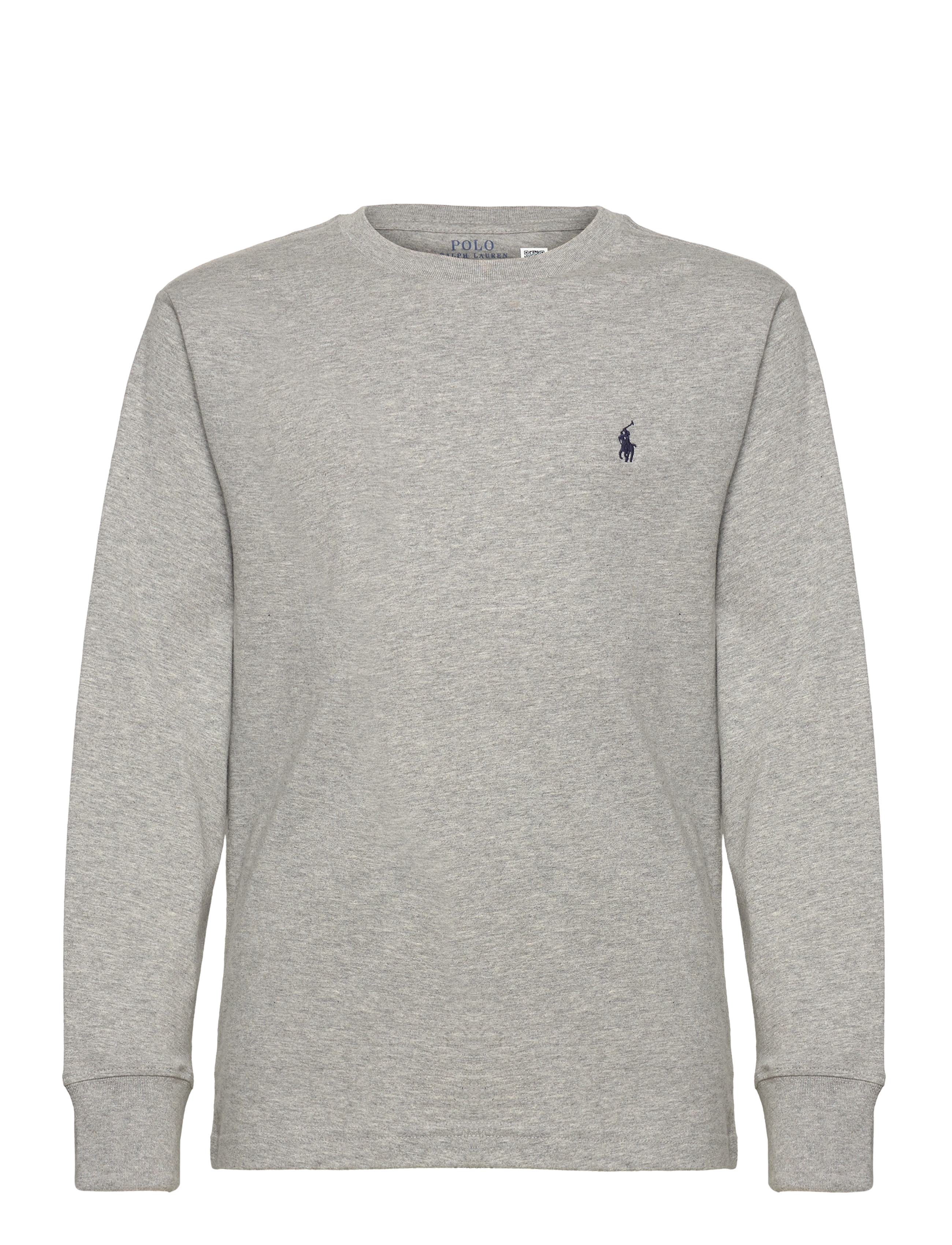 Ralph Lauren Kids - Cotton Jersey Long-Sleeve Tee - andover heather - 1