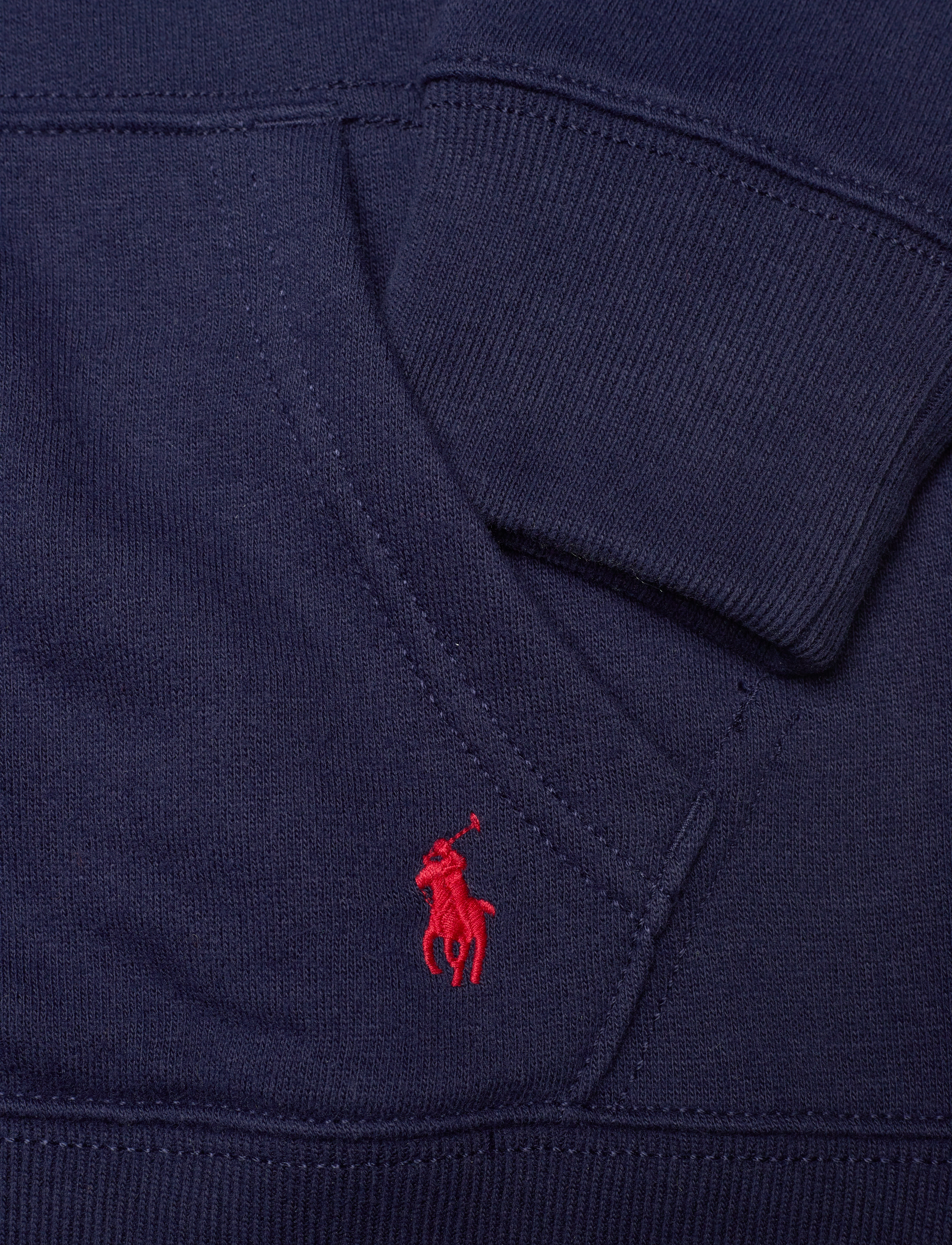Ralph Lauren Kids - Polo Pony Fleece Full-Zip Hoodie - refined navy core - 3