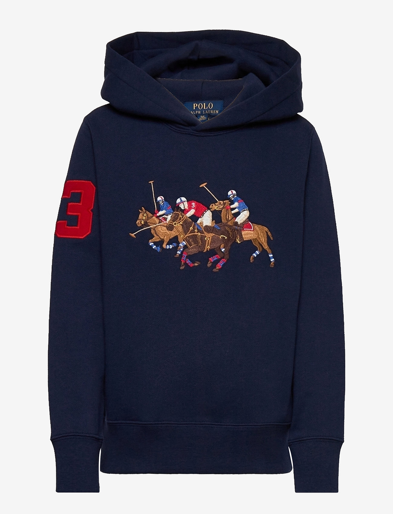 Ralph Lauren Kids Triple-pony Fleece Hoodie – bluzy z