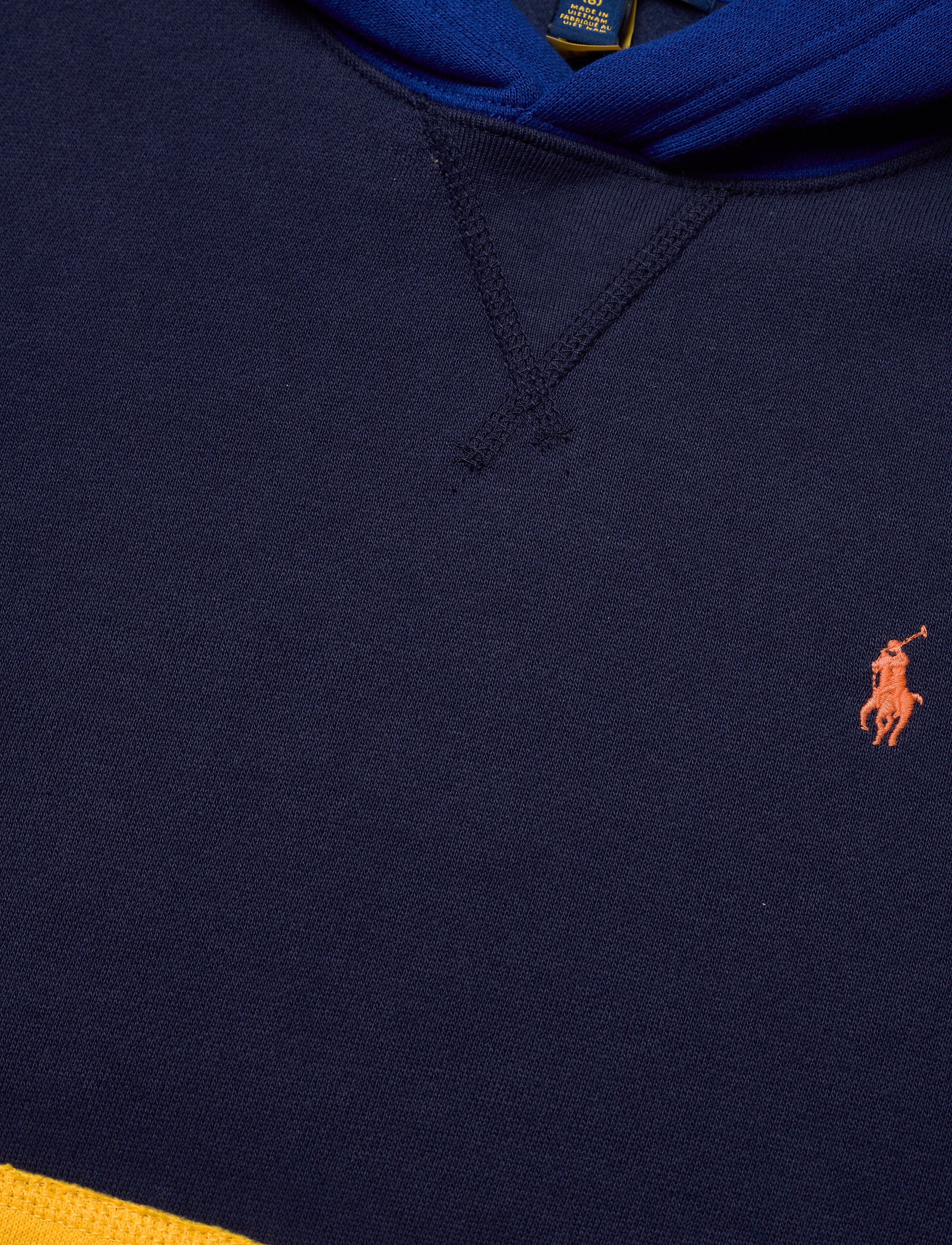 Ralph Lauren Kids - Color-Blocked Fleece Hoodie - newport navy mult - 2