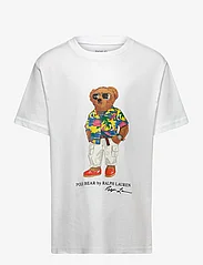 Ralph Lauren Kids - 26/1 JERSEY-SS CN-KN-TSH - short-sleeved t-shirts - sp24 clb55 bear w - 0