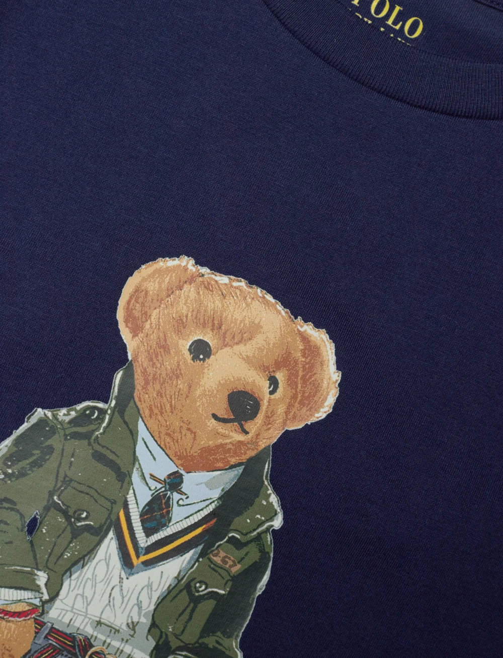 Ralph Lauren Kids Polo Bear Cotton Jersey Tee Short sleeved