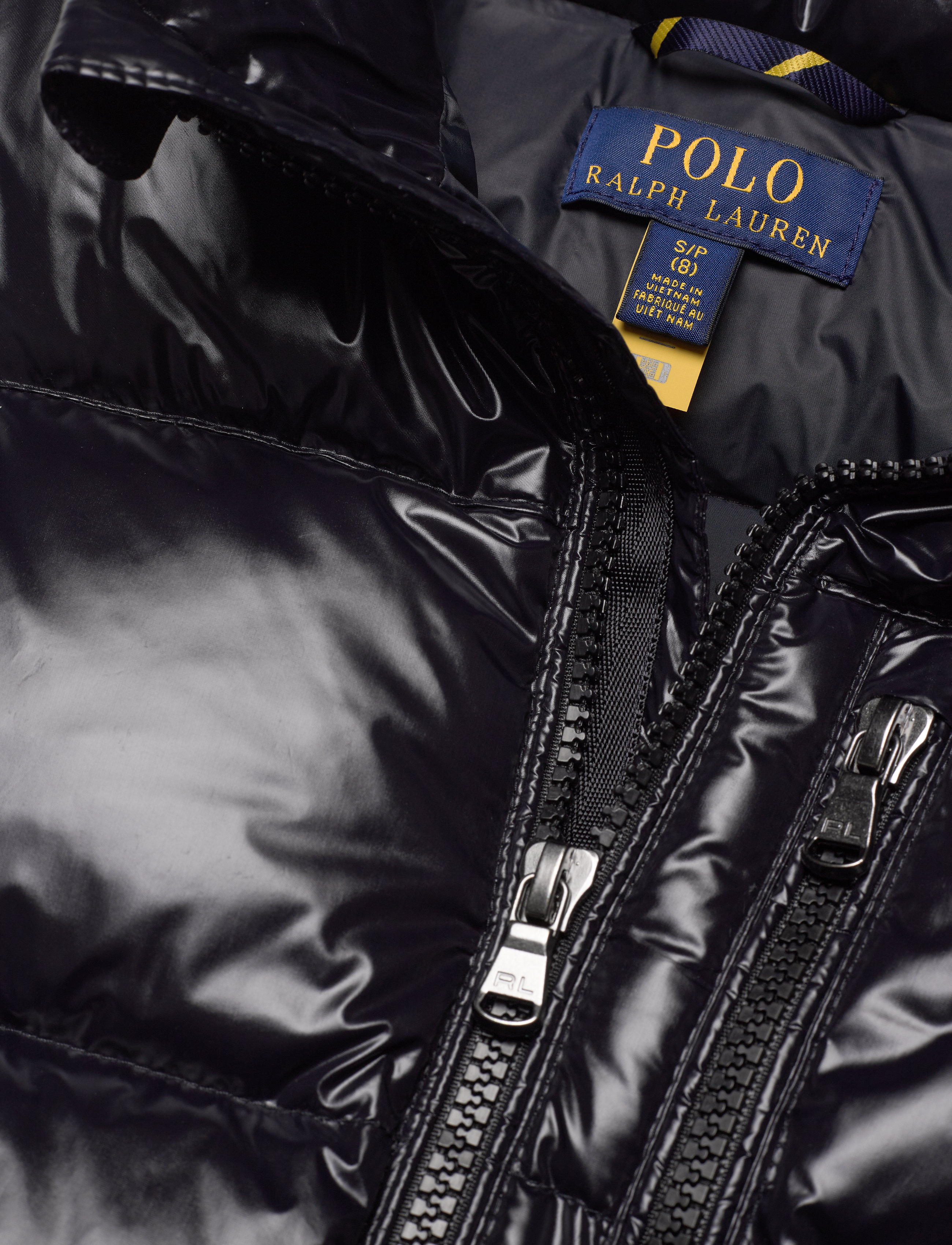 Ralph Lauren Kids - Water-Repellent Down Vest - polo black glossy - 2