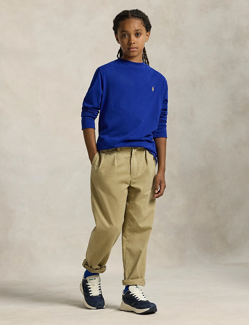 Ralph Lauren Kids - Cotton Jersey Long-Sleeve Tee - langärmelig - classic azure/c14 - 0