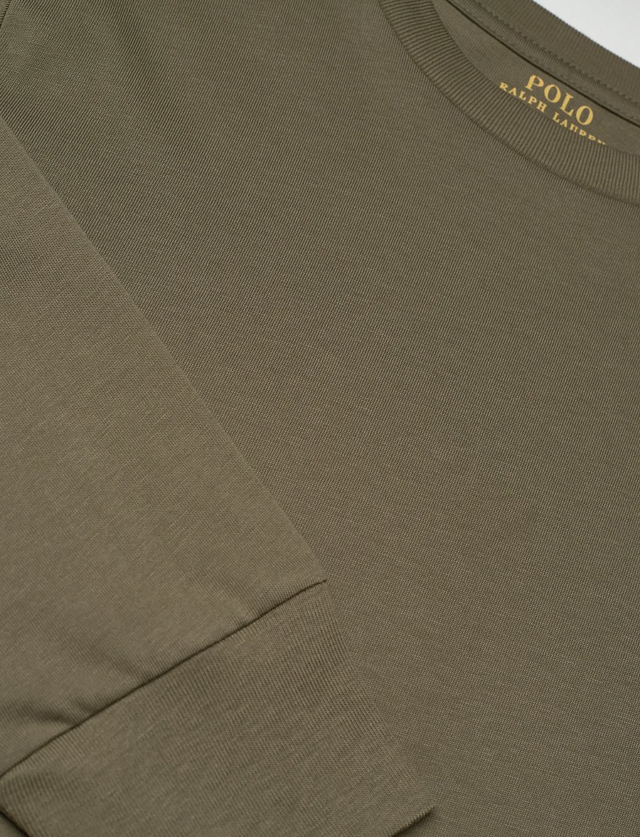 Ralph Lauren Kids - 26/1 JERSEY-LS CN-TP-TSH - langärmelig - cruise olive/c870 - 2