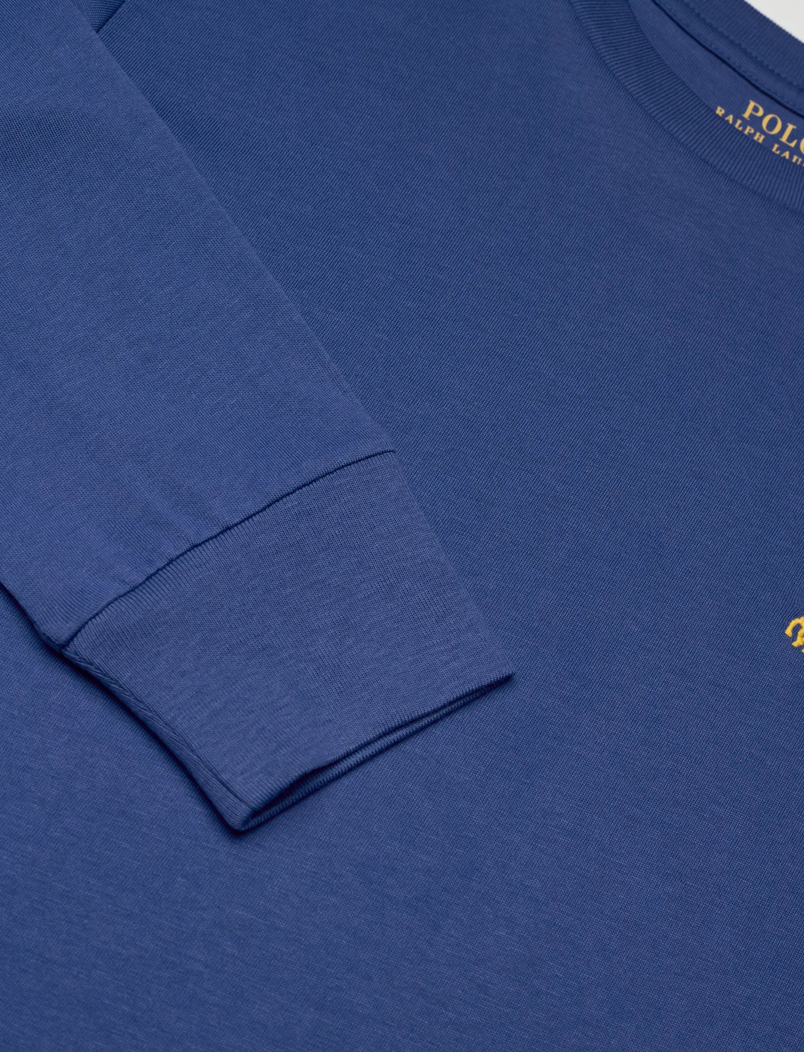 Ralph Lauren Kids - 26/1 JERSEY-LS CN-TP-TSH - dusty azure/c1268 - 2