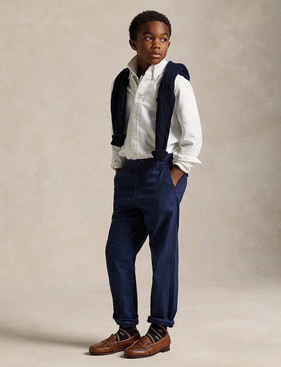Ralph Lauren Kids - Polo Prepster Stretch Chino Pant - pantalons - newport navy - 4