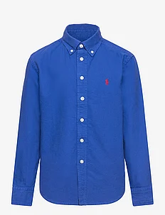 Garment-Dyed Cotton Oxford Shirt, Ralph Lauren Kids